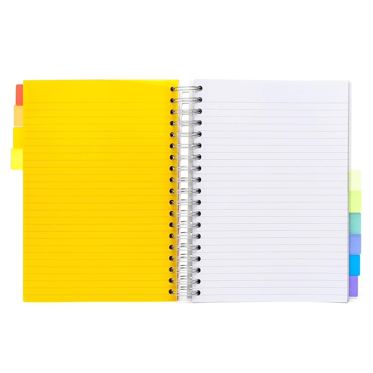 Pukka Pad B5 Subject Notebook with 10 Repositionable Dividers for Organization &ndash; 400 Perforated Pages of 80GSM Paper &ndash; 200 Sheet Notebook for School, Office, and Home &ndash; White, 7.48 X 9.84In image number 2