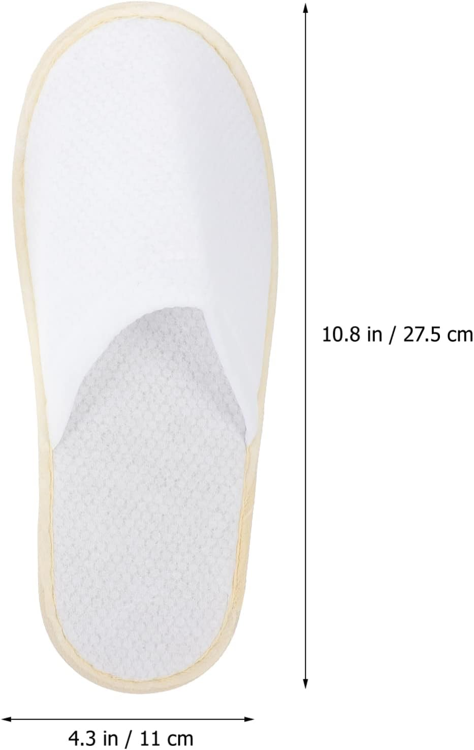 Spa Slippers Home Guest Disposable: 5 Pairs Bathroom Non- Slip Shower Sandal Bath Slippers Indoor Slippers for Mens Womens image number 3