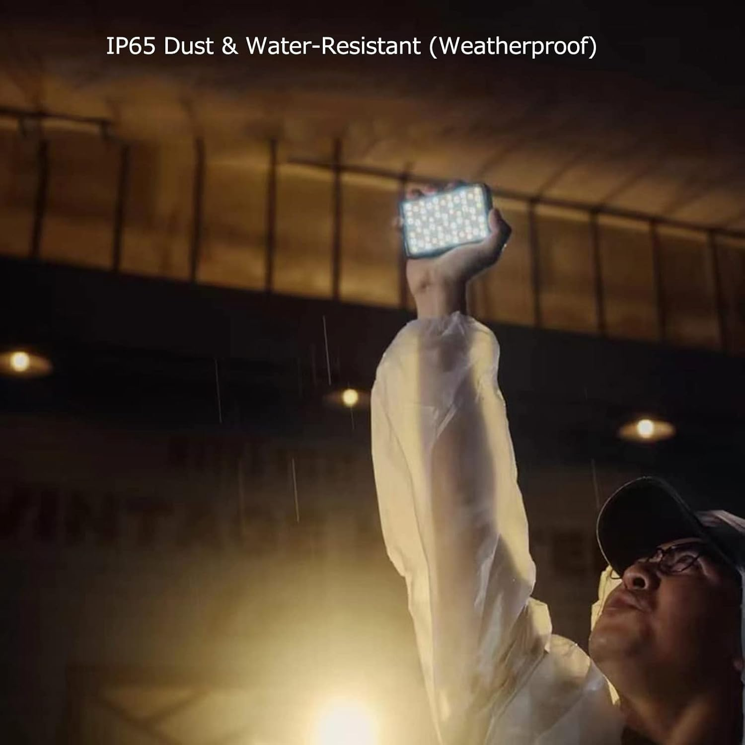 Aputure MC Pro RGBWW LED on Camera Video Light, Temperature 2000K-10000K Support Magnetic Attraction IP65 Protection 15 Built-In Light Effects and App Control image number 6