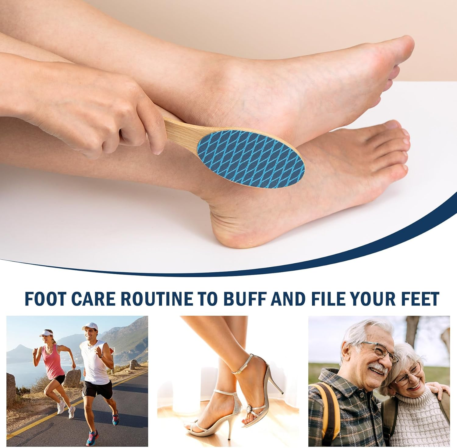 FVION Callus File Callus Remover, Foot File for Callus Removal, Callus Rasp for Hardened or Dry Skin Pedicure (Pack of 1) image number 6