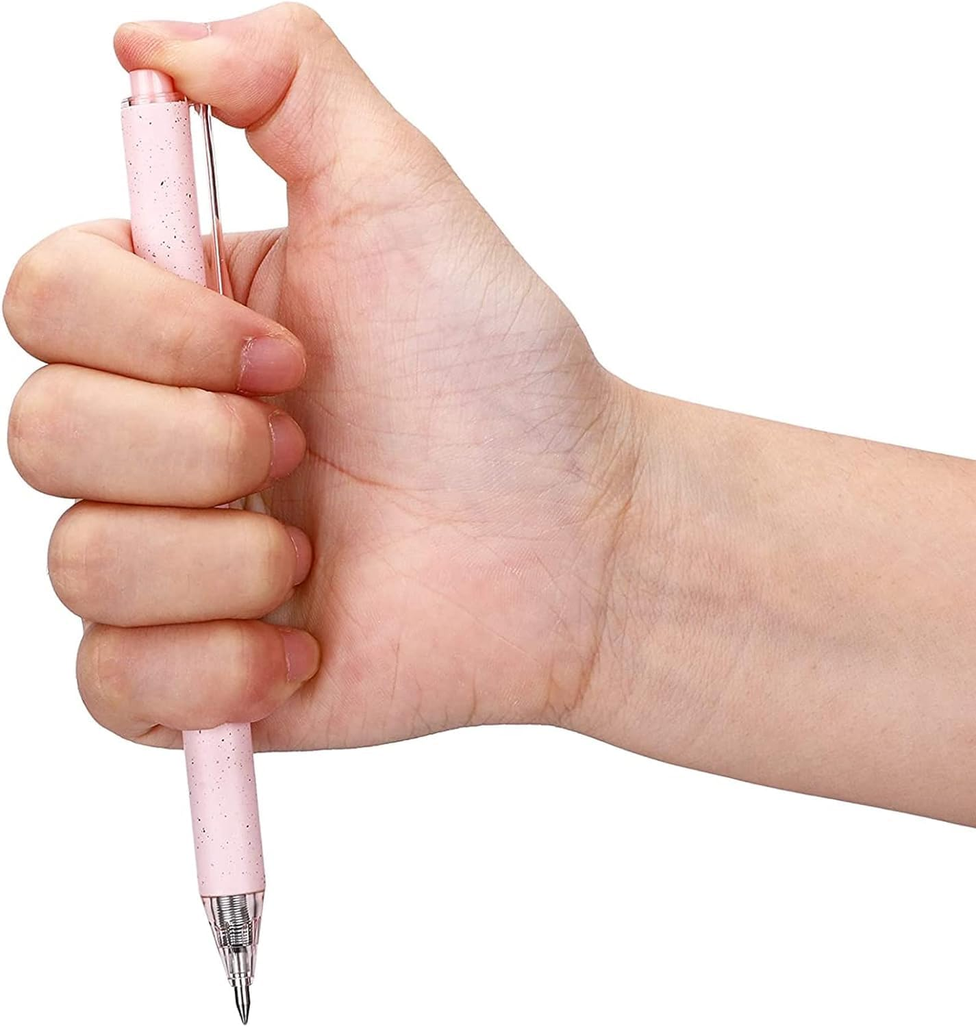 RIANCY Premium Pink Gel Pens - Smooth Writing, Quick Dry, Set of 12 - Ideal for Journaling, Note-Taking, Art Supplies