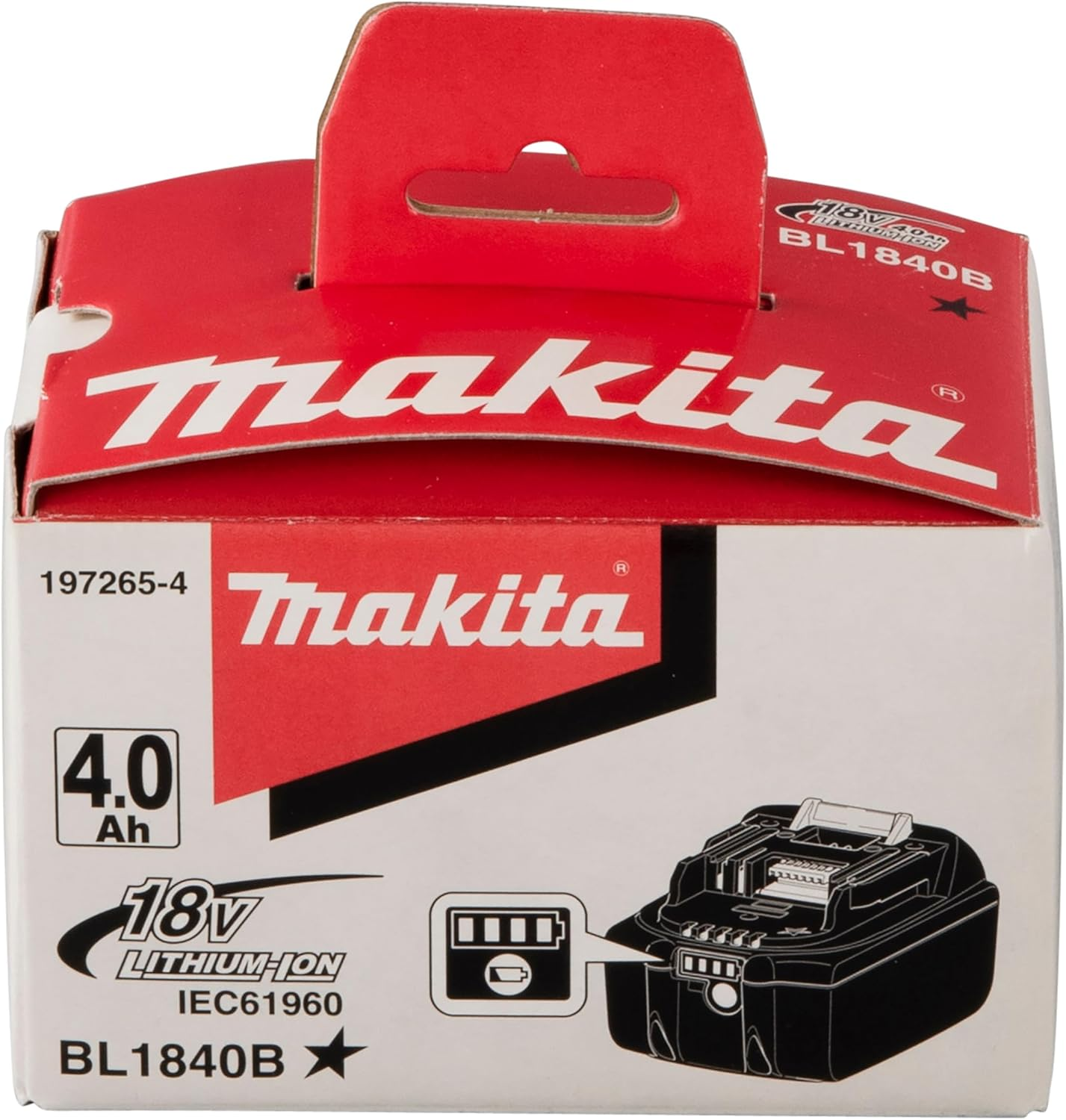 Makita 18V 4.0Ah LXT Li-Ion Battery image number 1