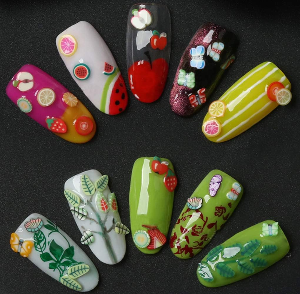 3000 PCS 3D Polymer Slices DIY Nail Art Slime Supplies Charms Slime Making Kit Decoration Arts Crafts(Cake Slices) image number 3