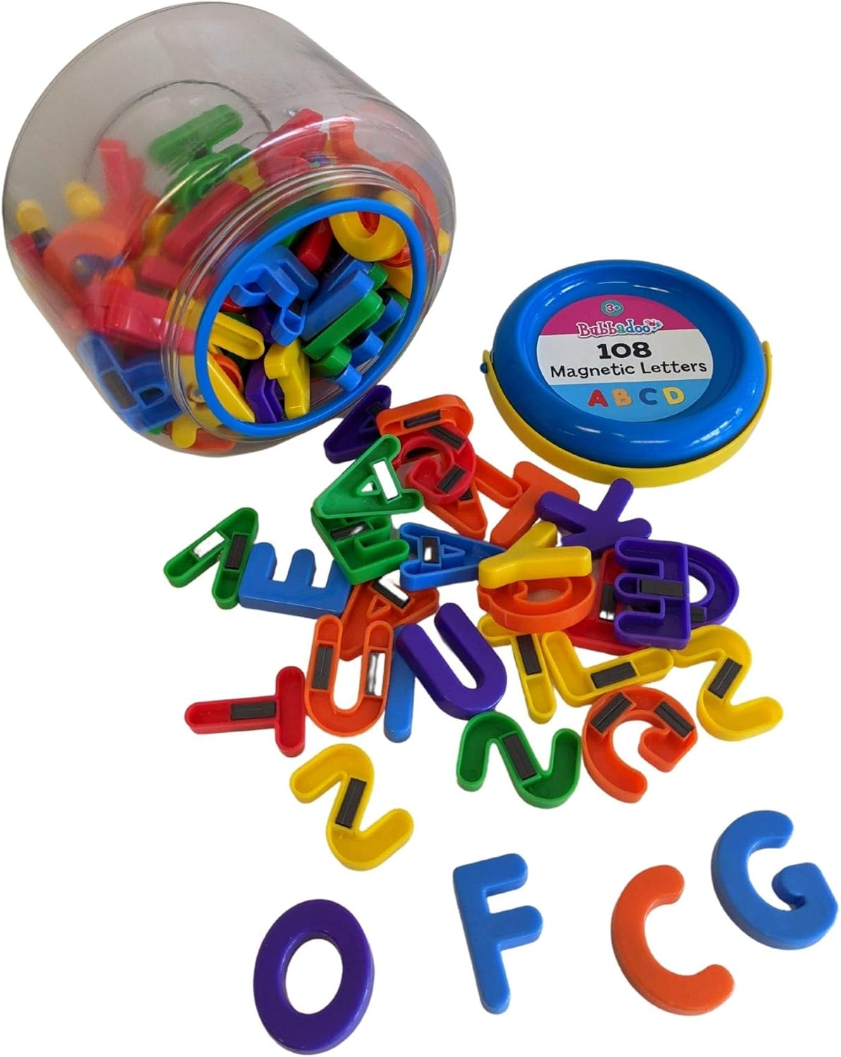 Bubbadoo 108Pc Uppercase Magnetic Letters image number 1