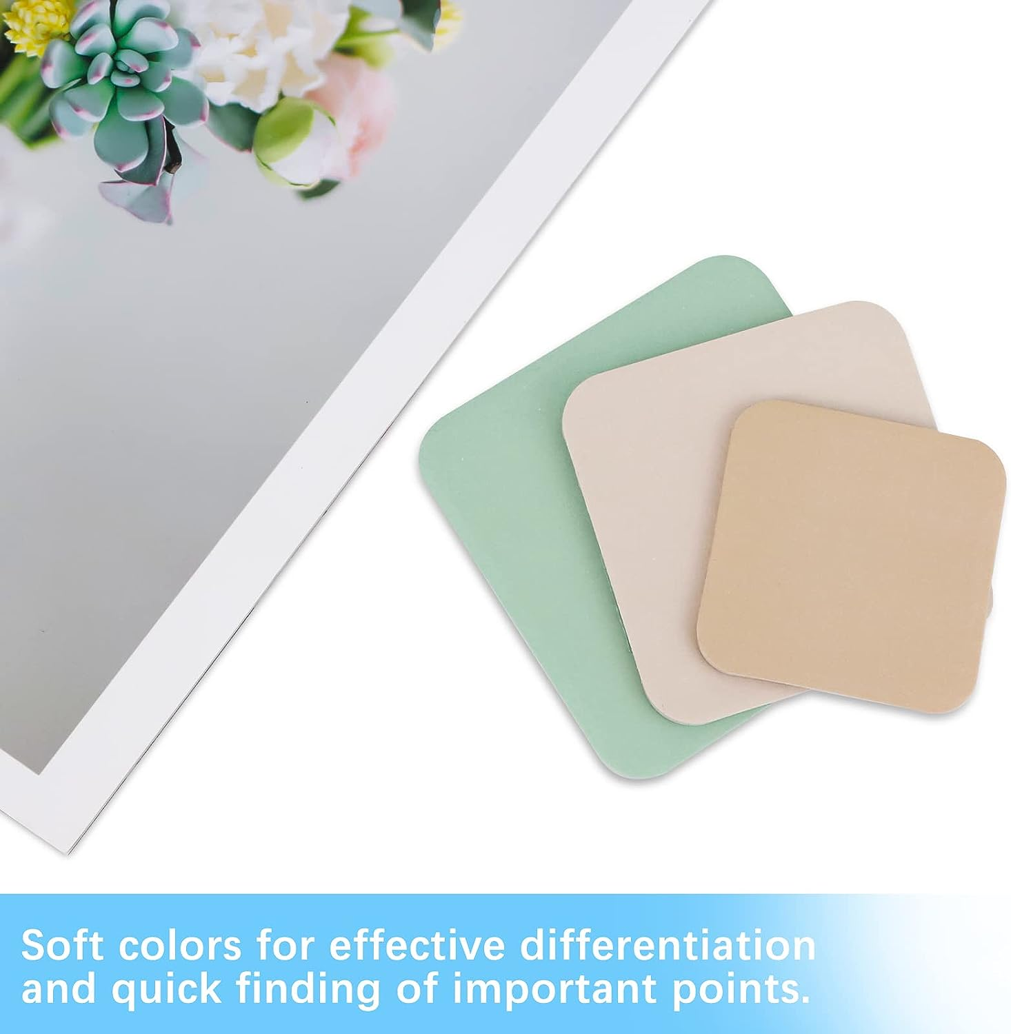 360 Pcs Multi Size Sticky Notes, Sticky Notes Pastel Variety Pack, Assorted Color Sticky Memo Pads for Notebooks, Removable Self-Stick Notes Set for Home Office School Student College Supplies