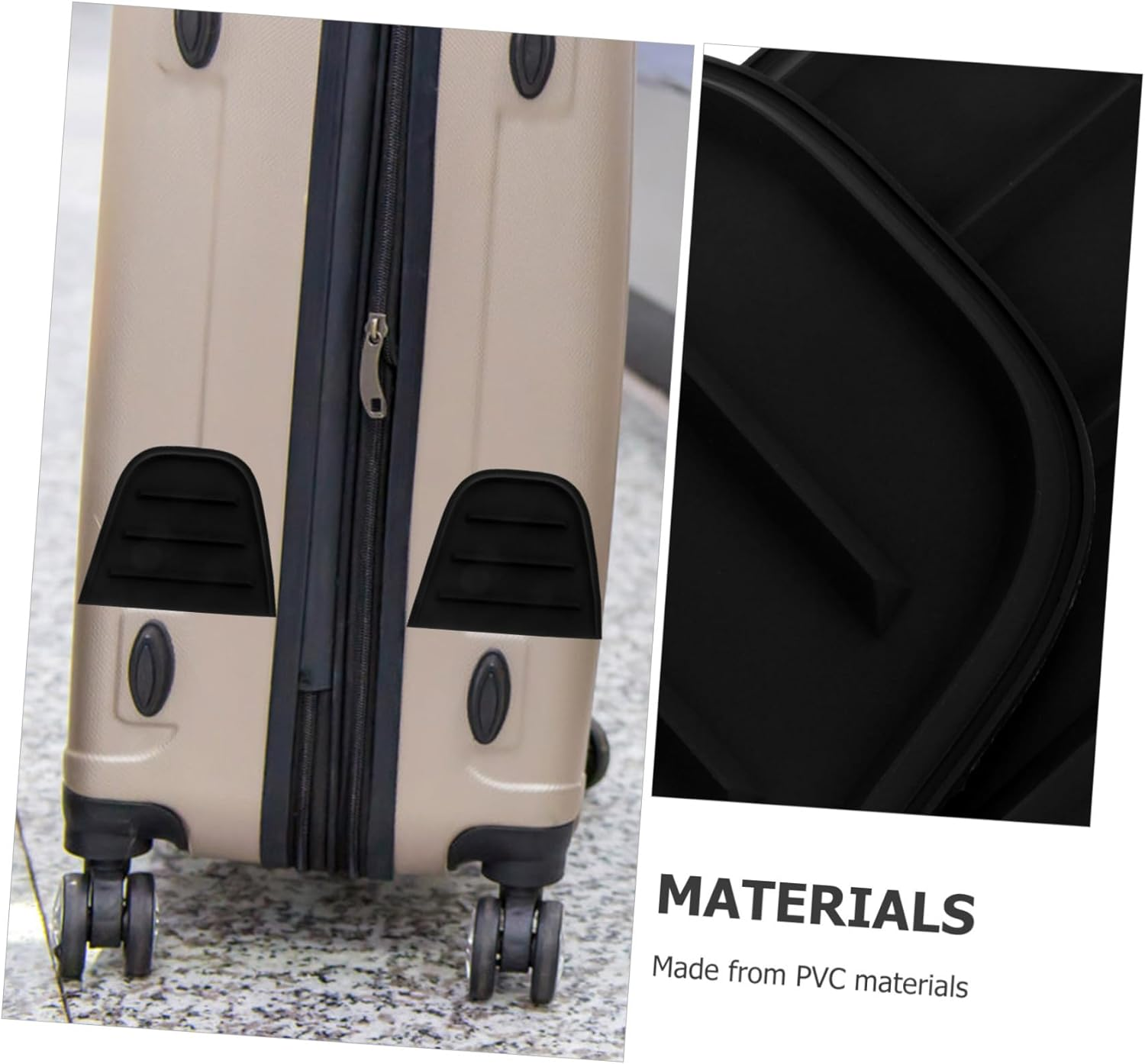 JECOMPRIS 4 Pcs Corner Protectors for Suitcase Toolbox and Luggage 120X95Mm Plastic Corner Guards for Enhanced Shipping Safety