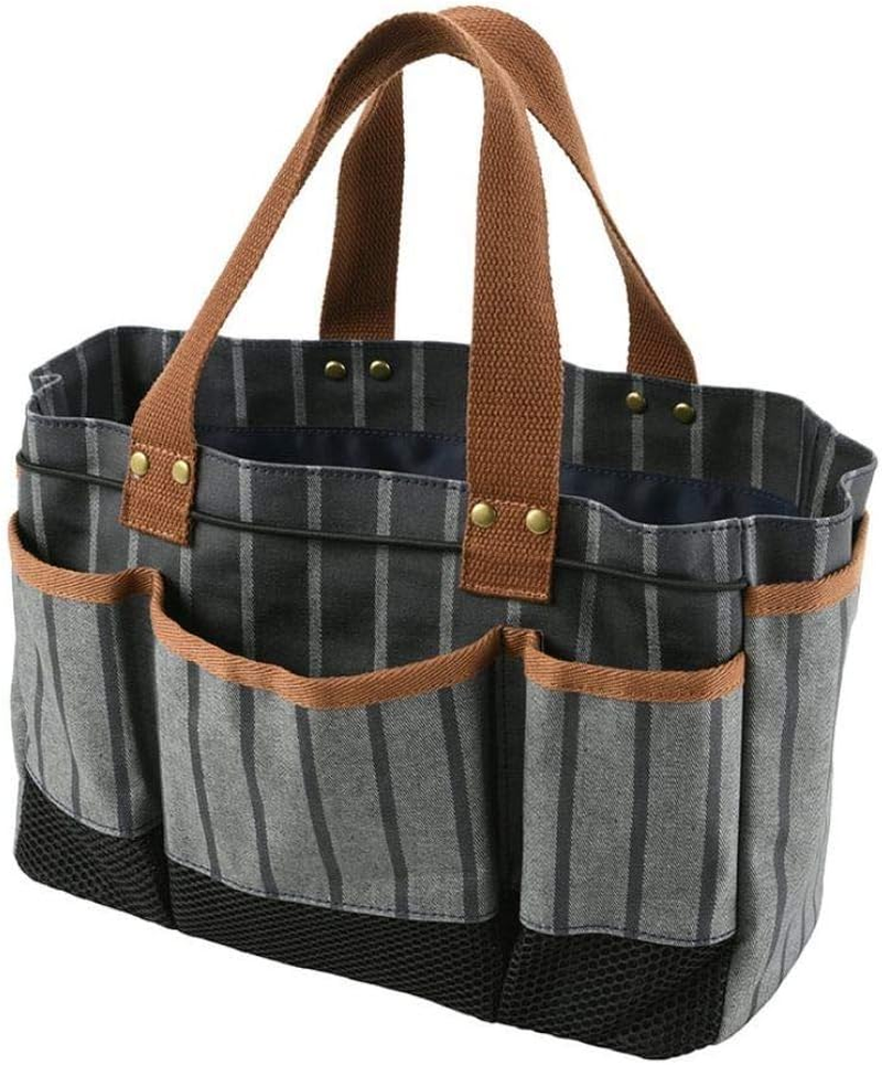 Burgon & Ball Sophie Conran Tool Bag with 8 Pockets - Blue image number 2