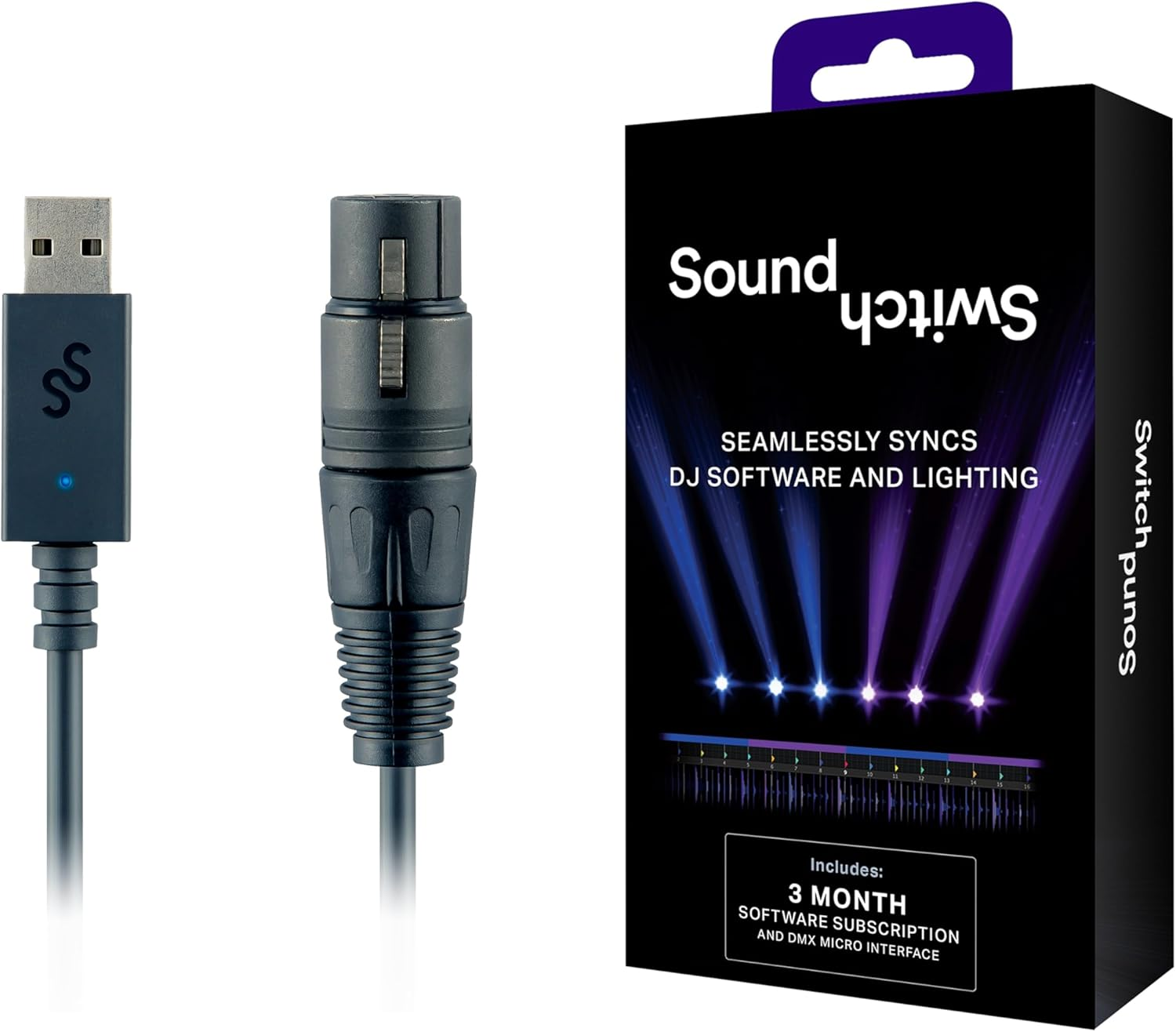 Soundswitch Micro DMX Interface - Ultra-Compact USB to DMX Interface with 3-Month Free Soundswitch Software Access image number 5