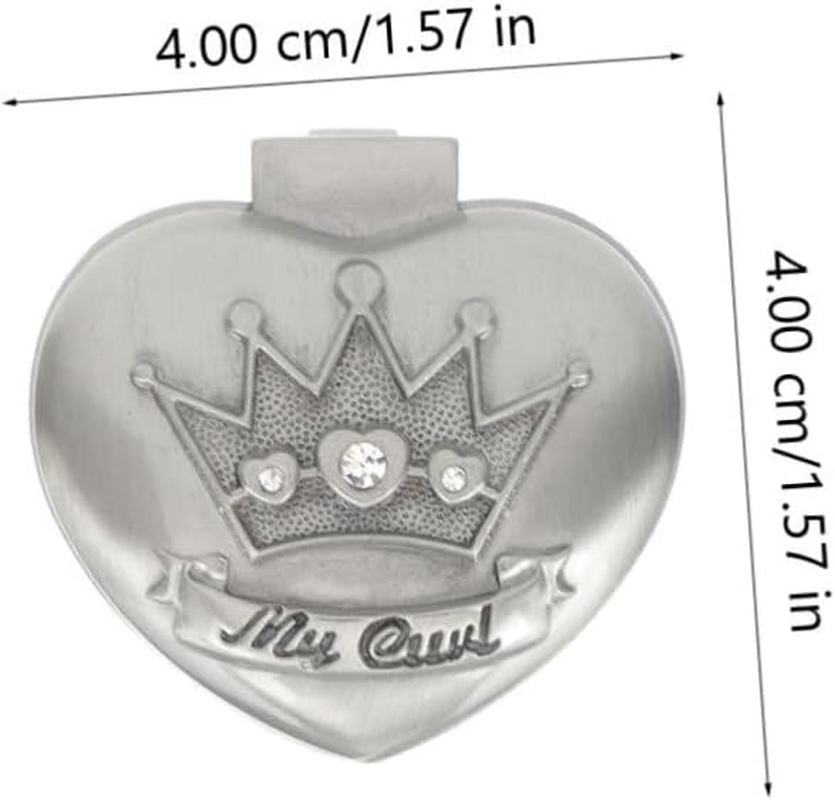 2Pcs Box Tooth Box Alloy Tooth Holder for Keepsake Collection for Boys Lightweight Storage for Cherished Childhood Memories image number 1