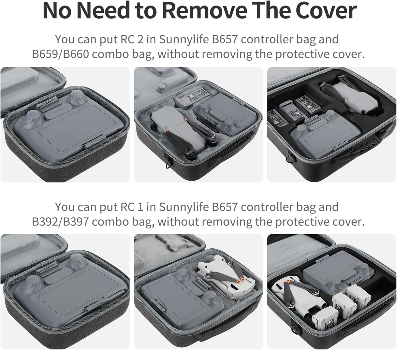 Sunshade Cover for DJI RC 2 (Mini4 Pro/Air 3), Sun Hood Drone Accessories image number 4