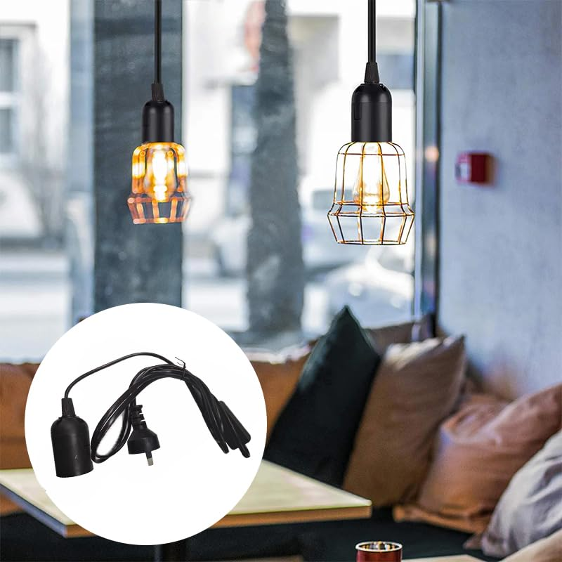 E27 Cable Cord with Switch AU Plug Pendant Lamp Base Light Bulb Holder Socket image number 5