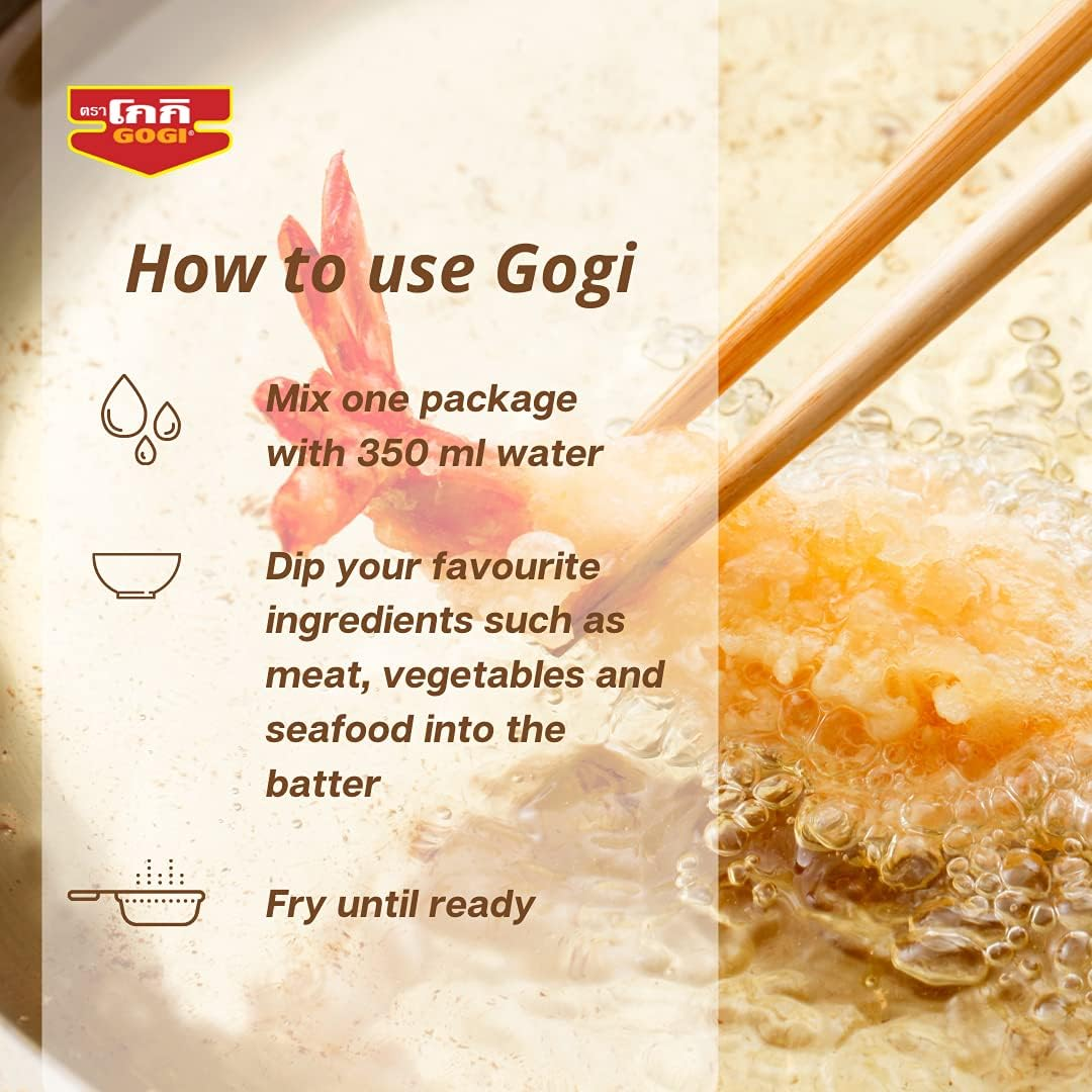 Gogi Tempura Flour Hot and Spicy Garlic Pepper 216 G - 216 G (Pack Of 1) image number 2