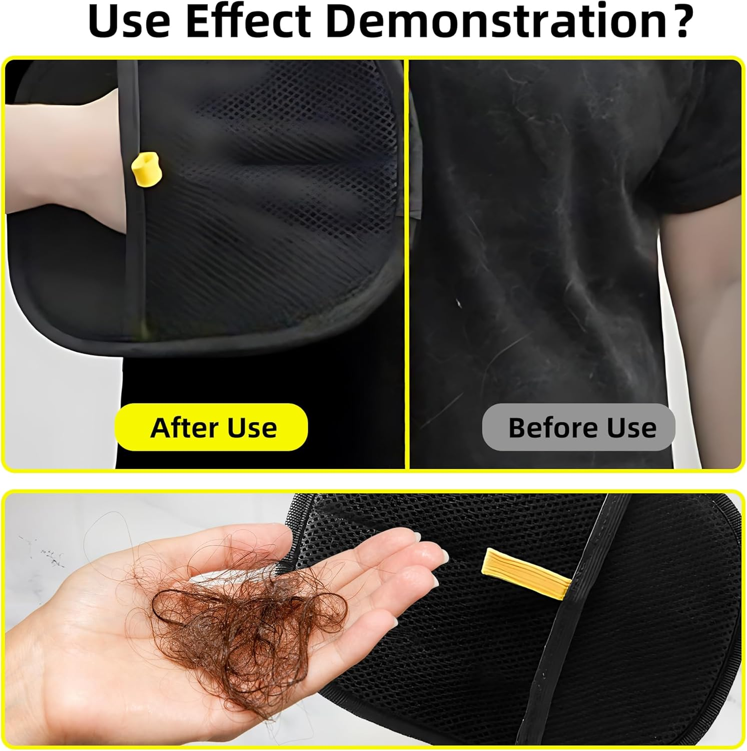 2PCS Pet Hair Remover, Reusable Pet Hair Remover Glove, Double-Sided Dog Cat Hair Remover for Couch, Furniture, Carpet, Curtain, Clothes Upgraded Animal Fur Removal Tool image number 1