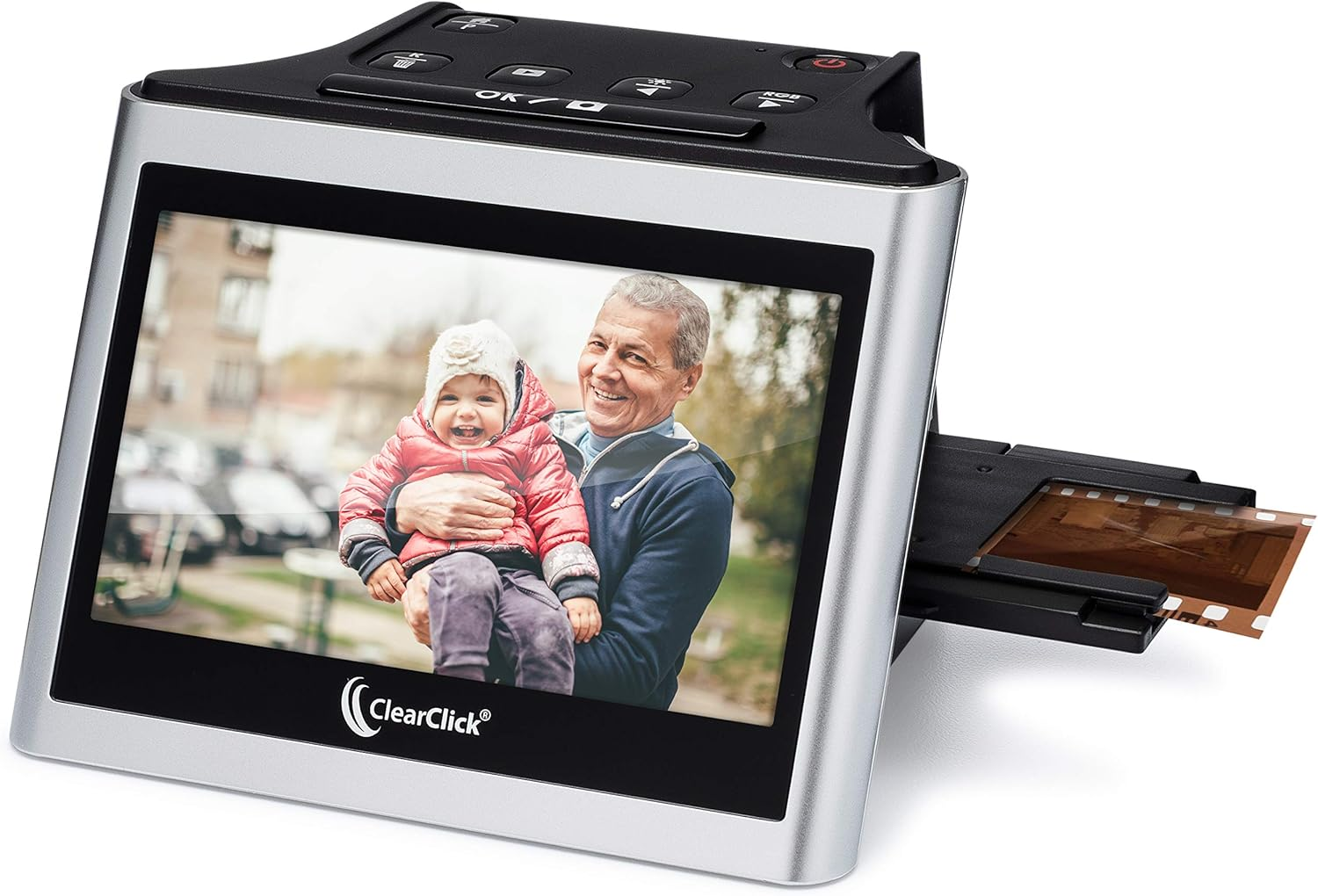 Clearclick Virtuoso 2.0 (Second Generation) 22MP Film & Slide Scanner with Large 5" LCD Screen - Convert 35Mm, 110, 126 Slides and Negatives to Digital Photos