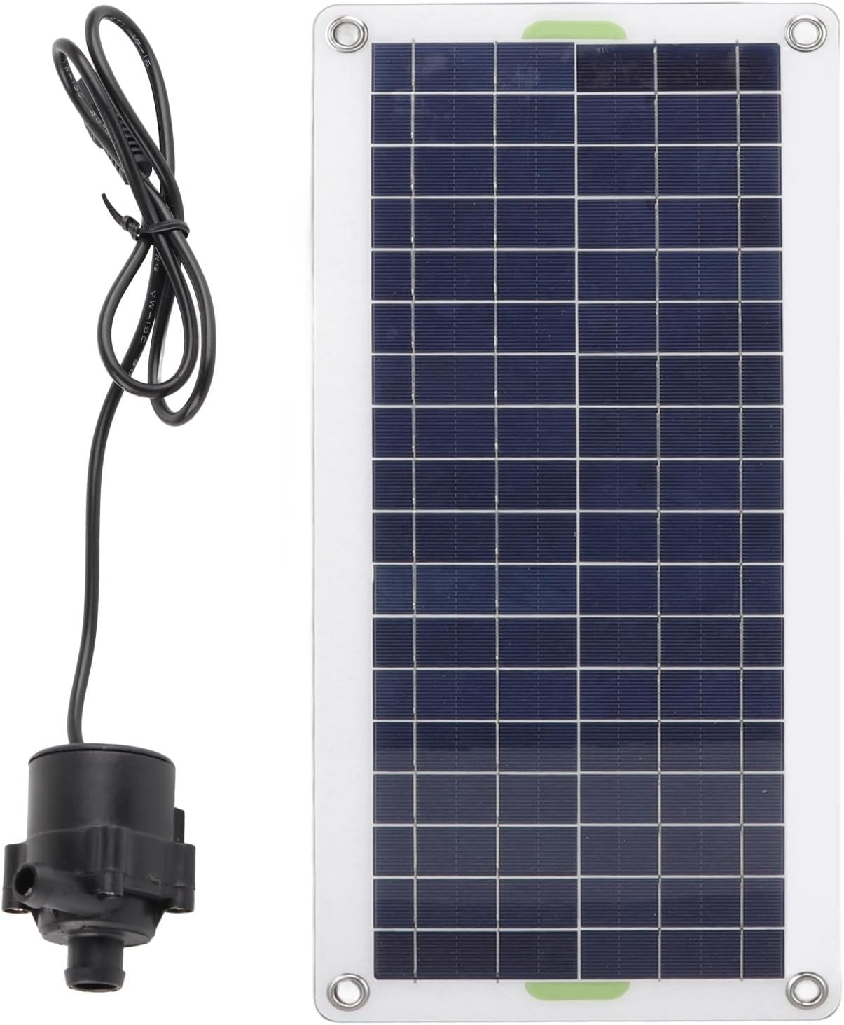 Focket Solar Fountain Kit, 30W Polysilicon Solar Panel Fountain Pump Kit, High Efficiency Submersible Powered Pump for Sun Powered Pond Hydroponics Gardens image number 3