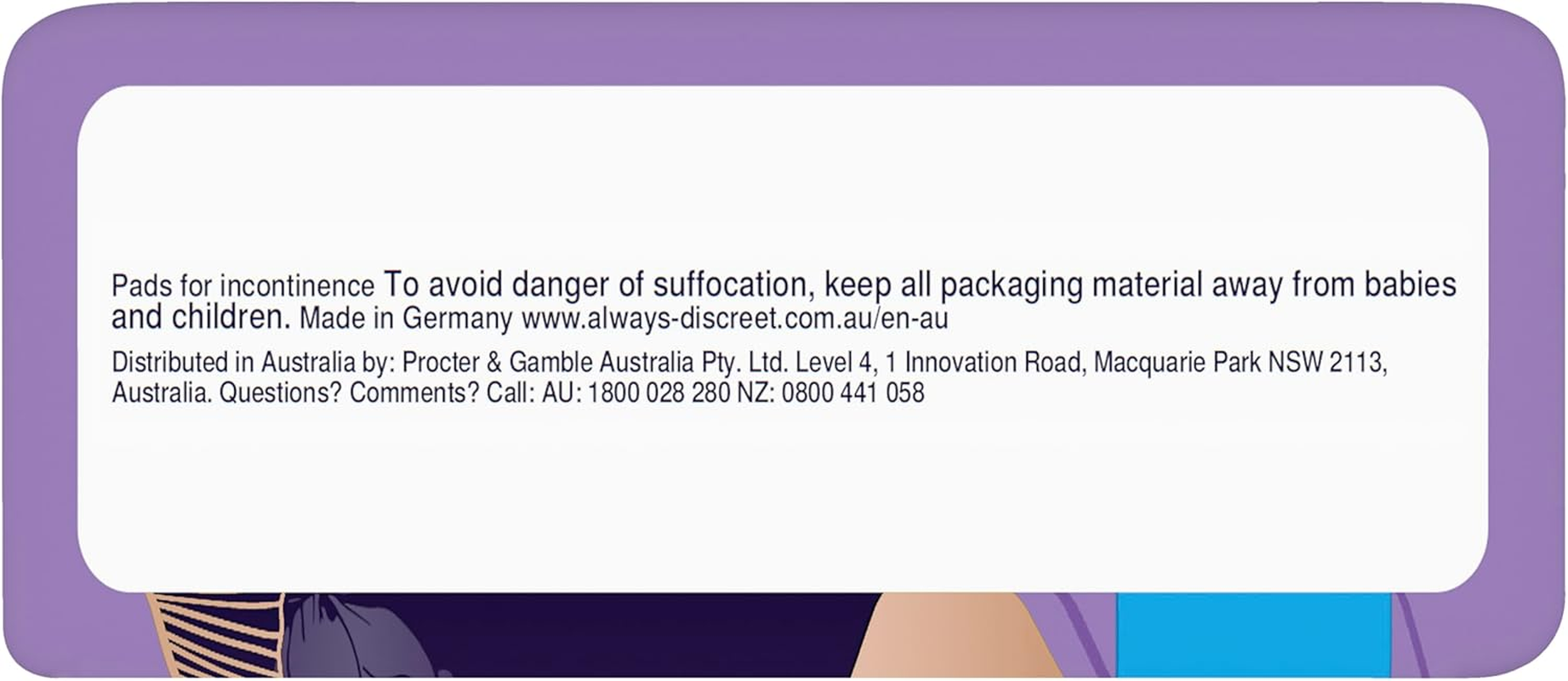 Always Discreet Incontinence Active Pads, Long 8 image number 1