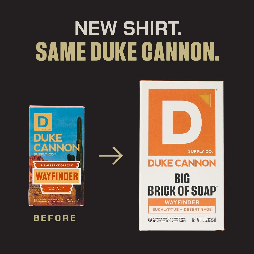 Duke Cannon Big Brick of Soap for Men &ndash; 3 Pack Variety | 10 Oz Each | Triple Milled Bar Soaps | Long-Lasting | Natural Oils | Mens Bar Soap Set image number 1