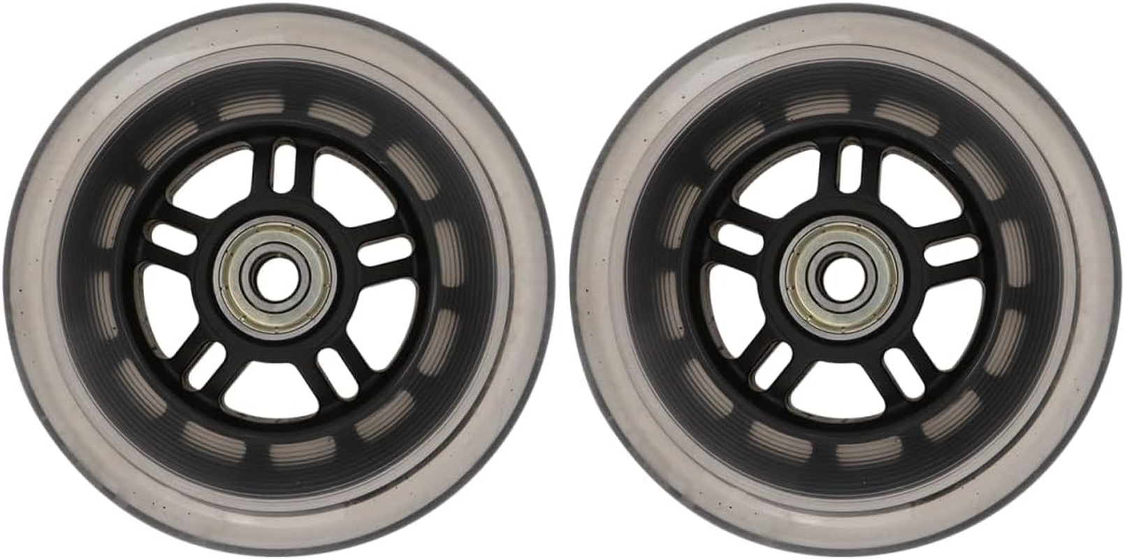 Brand Scooter Wheels 100Mm - Silent Pu Replacement Wheels for Scooters Luggage and Swing Cars - Easy Installation Weather-Resistant Performance image number 4