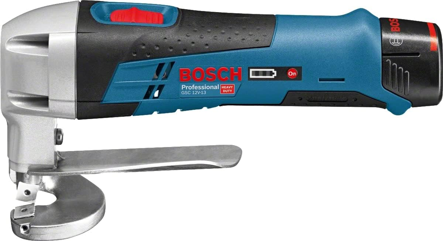 Bosch Professional 12 V System Battery Tin Snips GSC 12V-13 (Incl. 2 X 2.0 Ah Batteries, Quick Charger GAL 12V-40, Allen Key, L-Boxx 102) image number 3