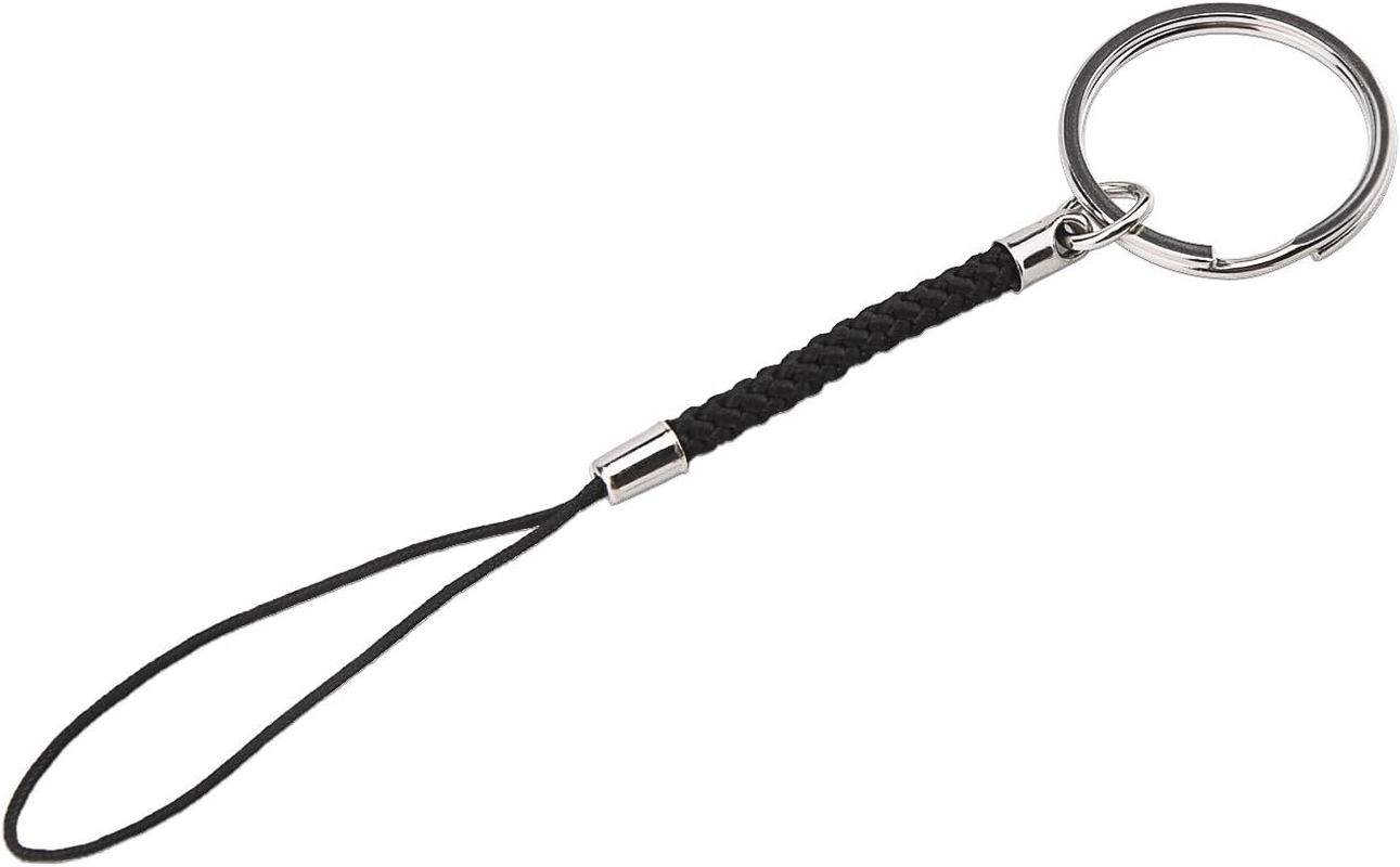 Sunmns Split Key Chain Rings with Lanyards Rope for USB Flash Drive, MP3, MP4, Key Finder and ID Card Badge, 30 Pack image number 3