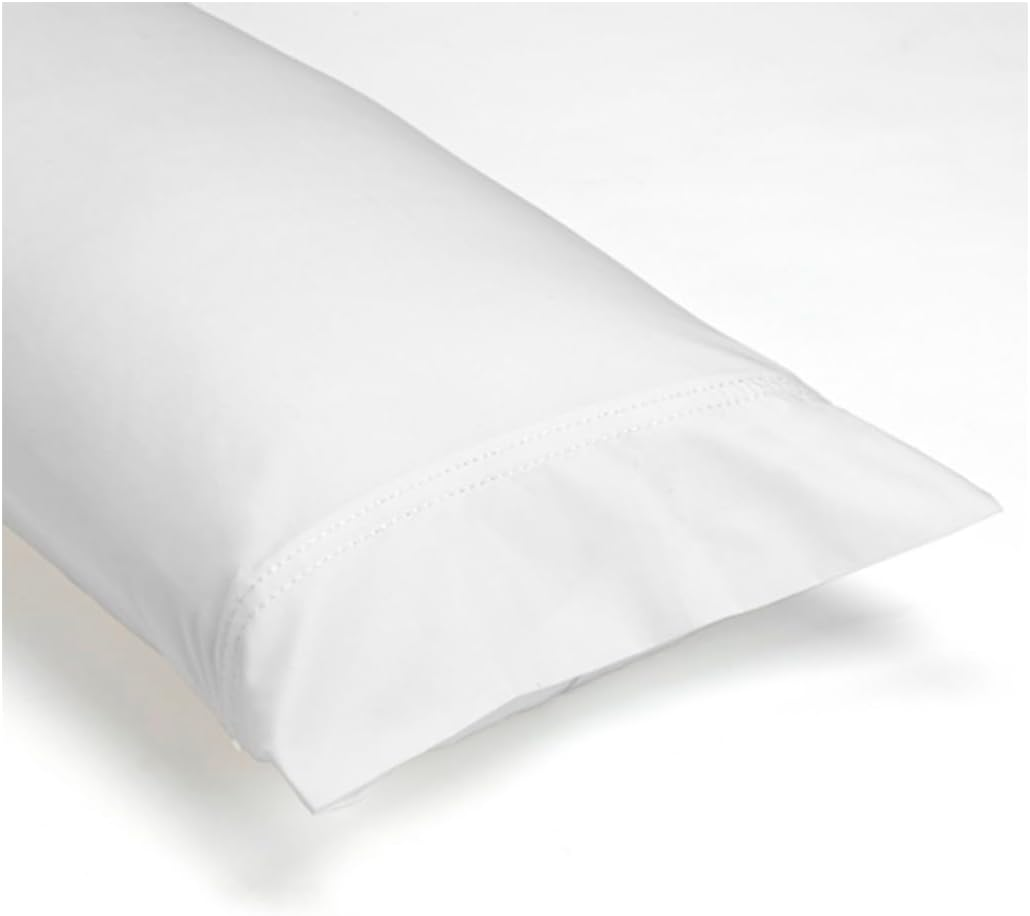 Flat Sheet - Pillowcase, Mattress Cover, Brushed Microfiber, Flat Sheet for Beds (90Cm, 105Cm, 135Cm, 150Cm and 180Cm) Bedding Set (101 White, 45 X 150 Cm) image number 1