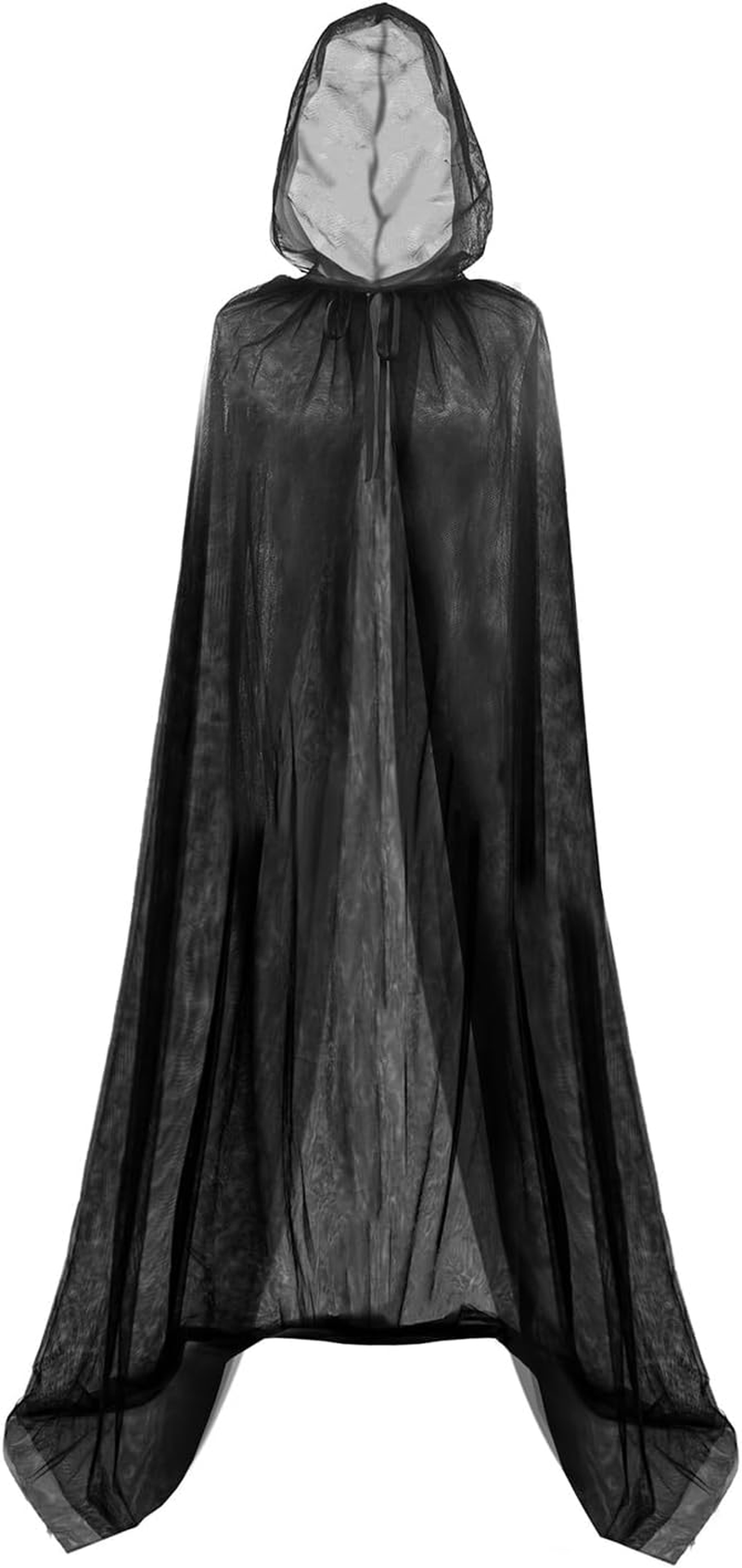 Mayplous Halloween Costume Cloak for Women Adult'S Cosplay Cape Long Tulle Cape Fancy Dress Hood Dress-Up for Role Play