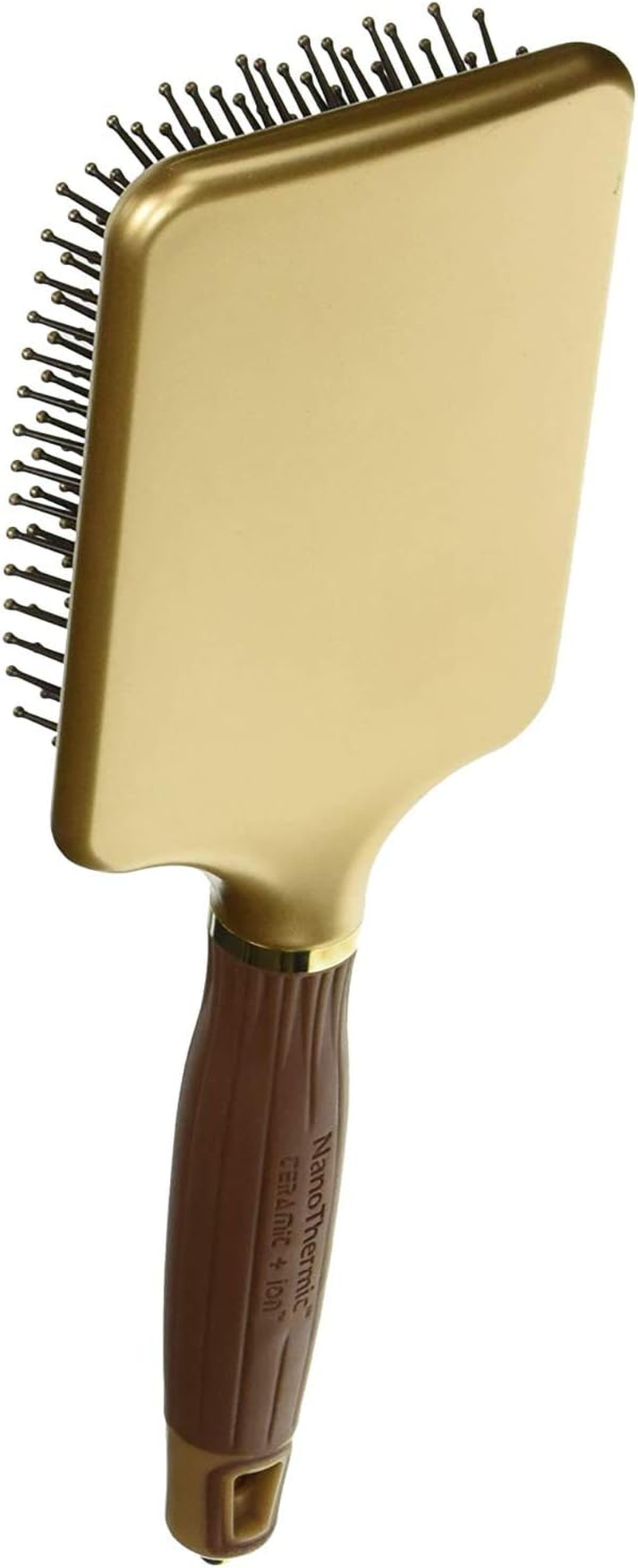 Olivia Garden Nanothermic Ceramic + Ion Paddle Hair Brush (NT-PDL) by Olivia Garden image number 6