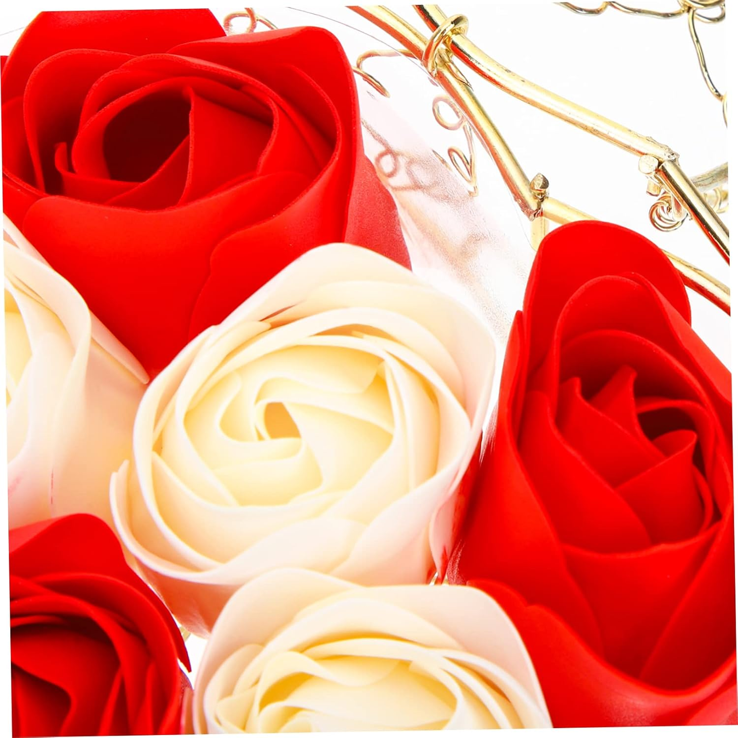 ABOOFAN Floral Scented Soap Flower Rose Soap Box for Valentine'S Day Anniversary and Mother'S Day Romantic Decorative Bath Flowers