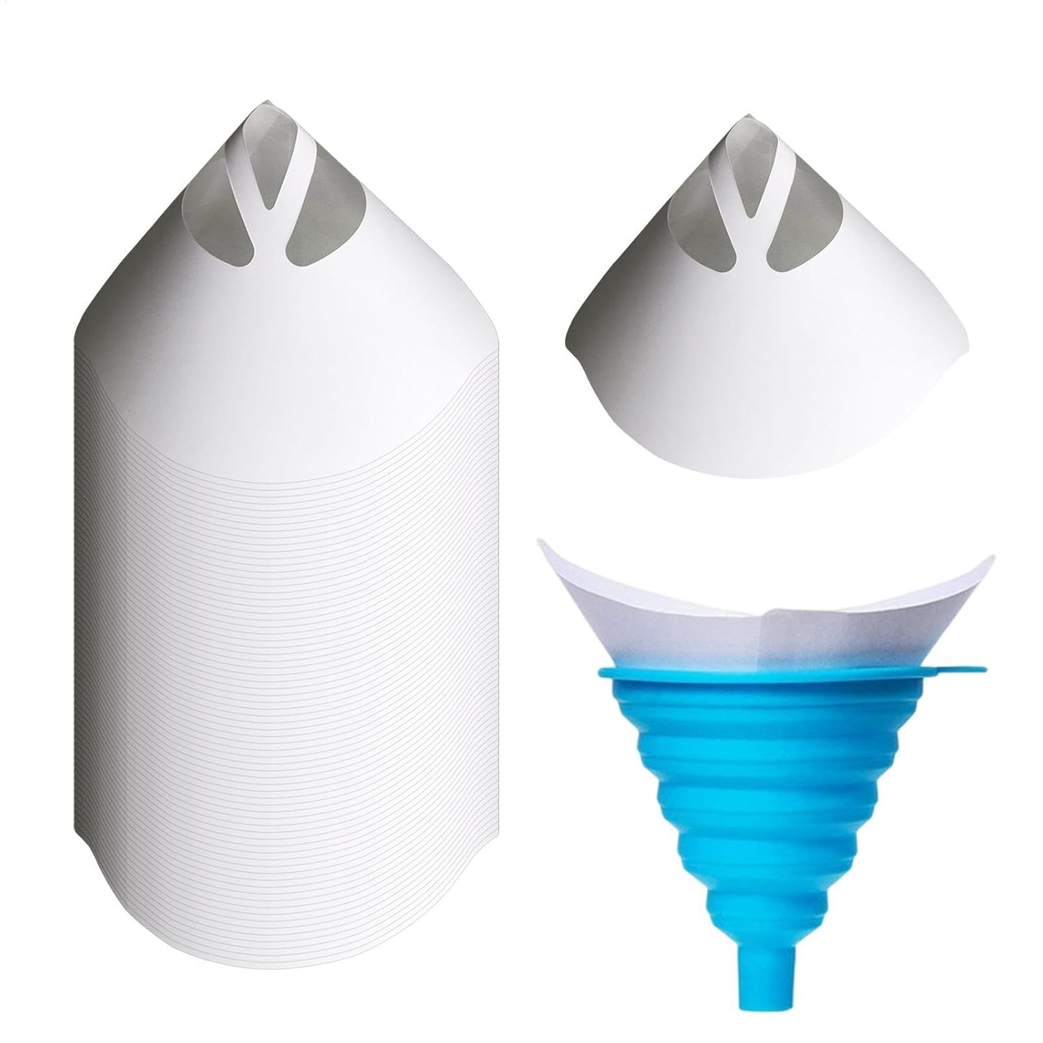 Auto Paint Filter Strainer | 230 Pcs Funnel Paint Filter Strainer Conical Shape - Fine Mesh Paint Filter Replacement for Art Painting, Automotive Spray Paint, Edible Oil Filter, Car Essentials image number 3