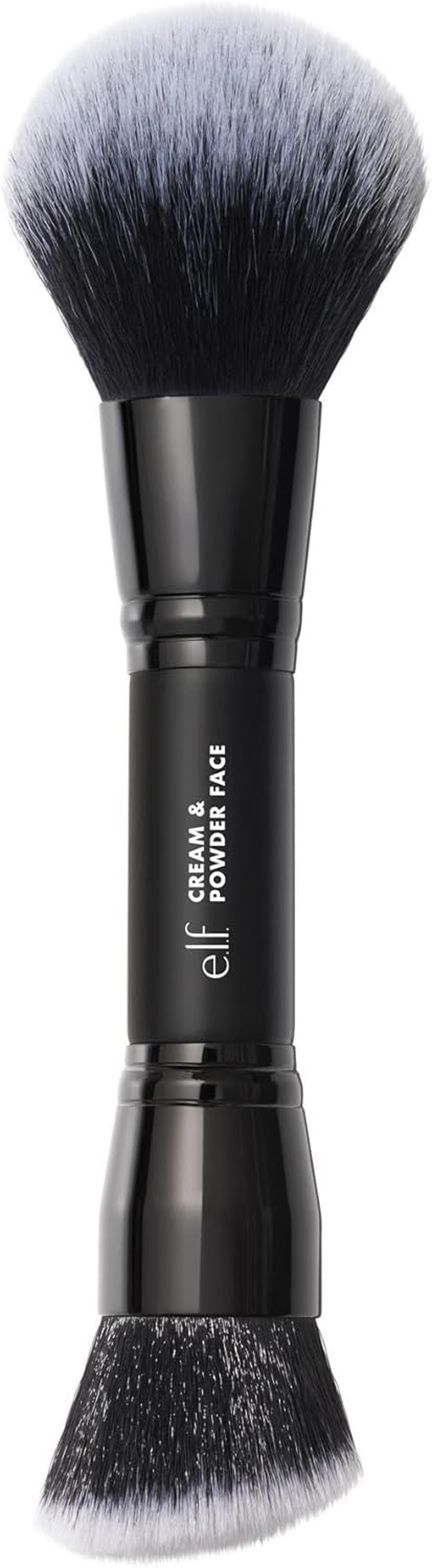E.L.F. Dual-Ended Cream + Powder Brush, Two-In-One Makeup Brush for Creating a Gorgeous, Airbrushed-Looking Complexion, Vegan & Cruelty-Free image number 2
