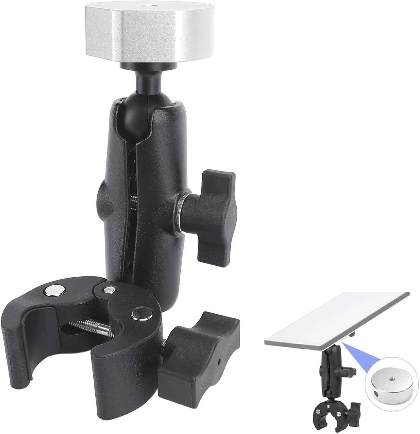 Starlink Mini Mount, RV Ladder Pole Mount with Adjustable Clamp, Roof Rack Mount for Starlink Mini Dish on Rvs, Boats and Campers, Compatible with Old Version Original Pipe Adapter image number 1