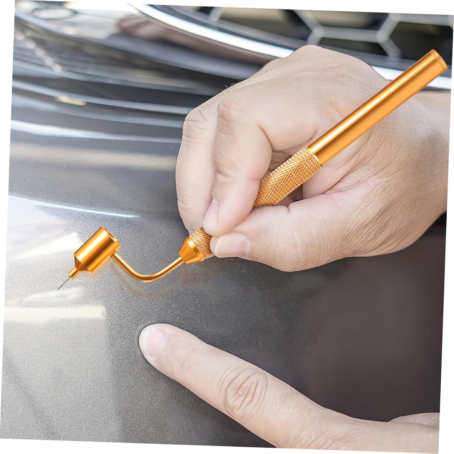 2Sets Aluminuim Paint Car Scratch Repair Pen Fine Liners for Car Coat Paint Pen Auto Scratch Repair image number 2