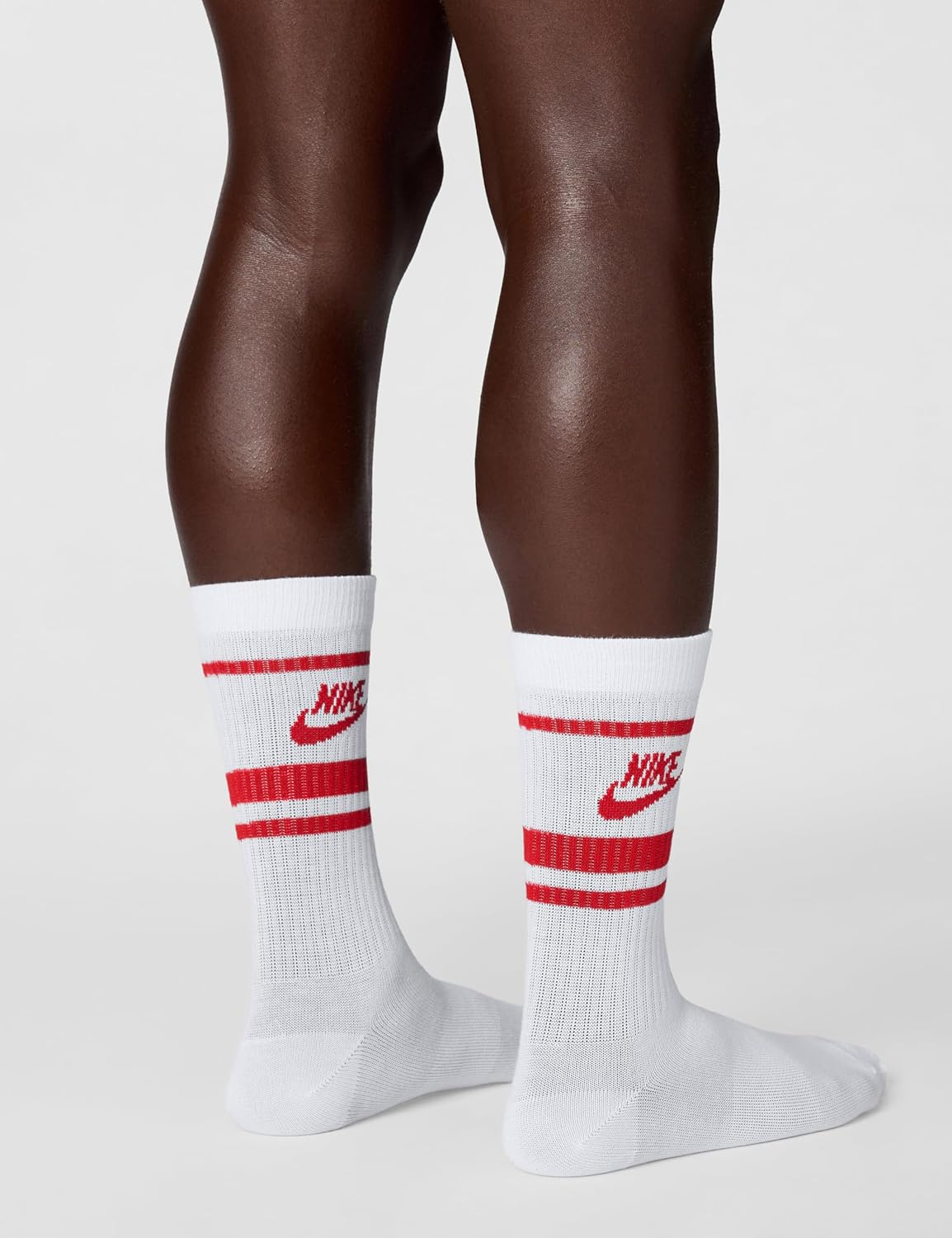 Nike Nsw Everyday Essential Cr Socks White/Black/Black M image number 6