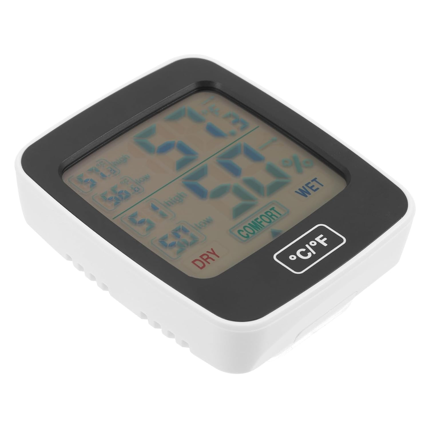 TEHAUX Thermohygrometer Humidity Large Screen Display Temperature Sensor for Accurate Readings Hygrometer for Indoor Use image number 4