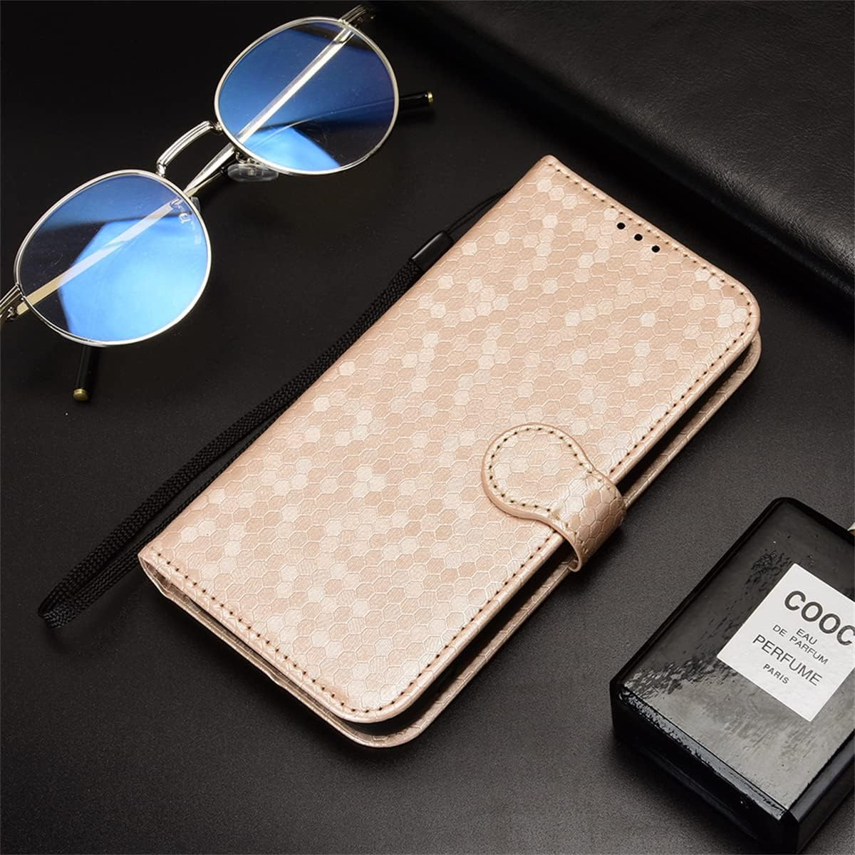 Ronrun for Oneplus Open/Oppo Find N3 Case, PU Leather Flip Wallet Phone Stand Case Cover with Credit Card and Holder Cover for Oneplus Open/Oppo Find N3 - Rose Gold image number 4