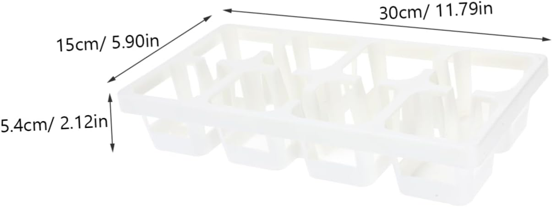 BESPORTBLE 4Pcs Tiny Plastic Planting Tray Rack Succulent Flower Pot Holder Tray Storage for Indoor Outdoor Gardening image number 5