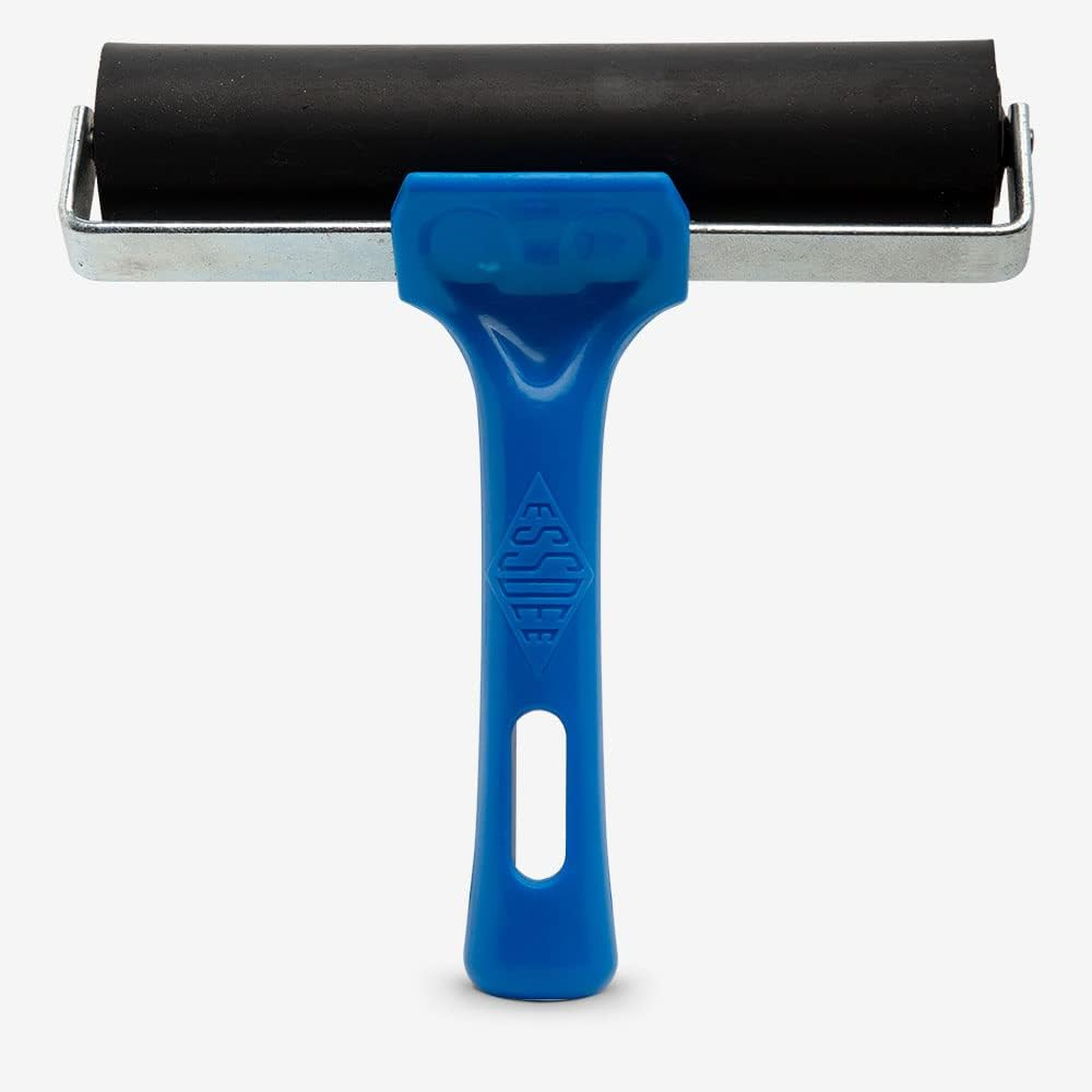 Essdee Soft Roller with Handle, 6-Inch Size, Blue