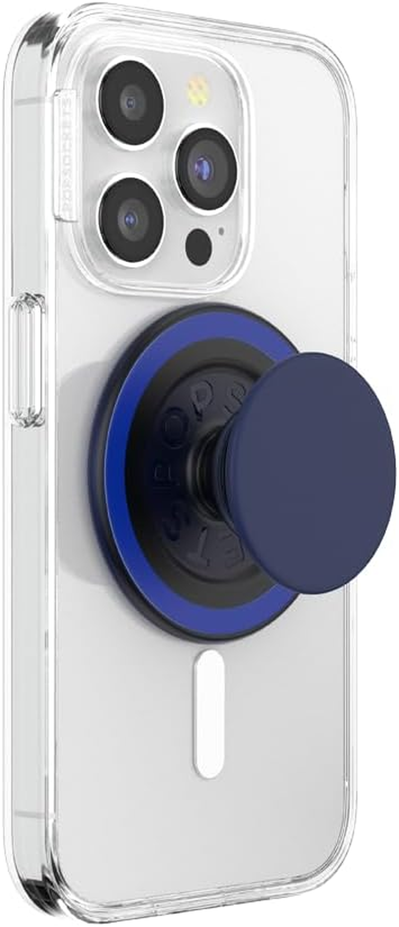 Popsockets Phone Grip for Magsafe with Kickstand, Magnetic Stand, Swappable Top, Secure Hold for Iphone Magsafe Cases, Phone & Tablet Grip - Cobalt