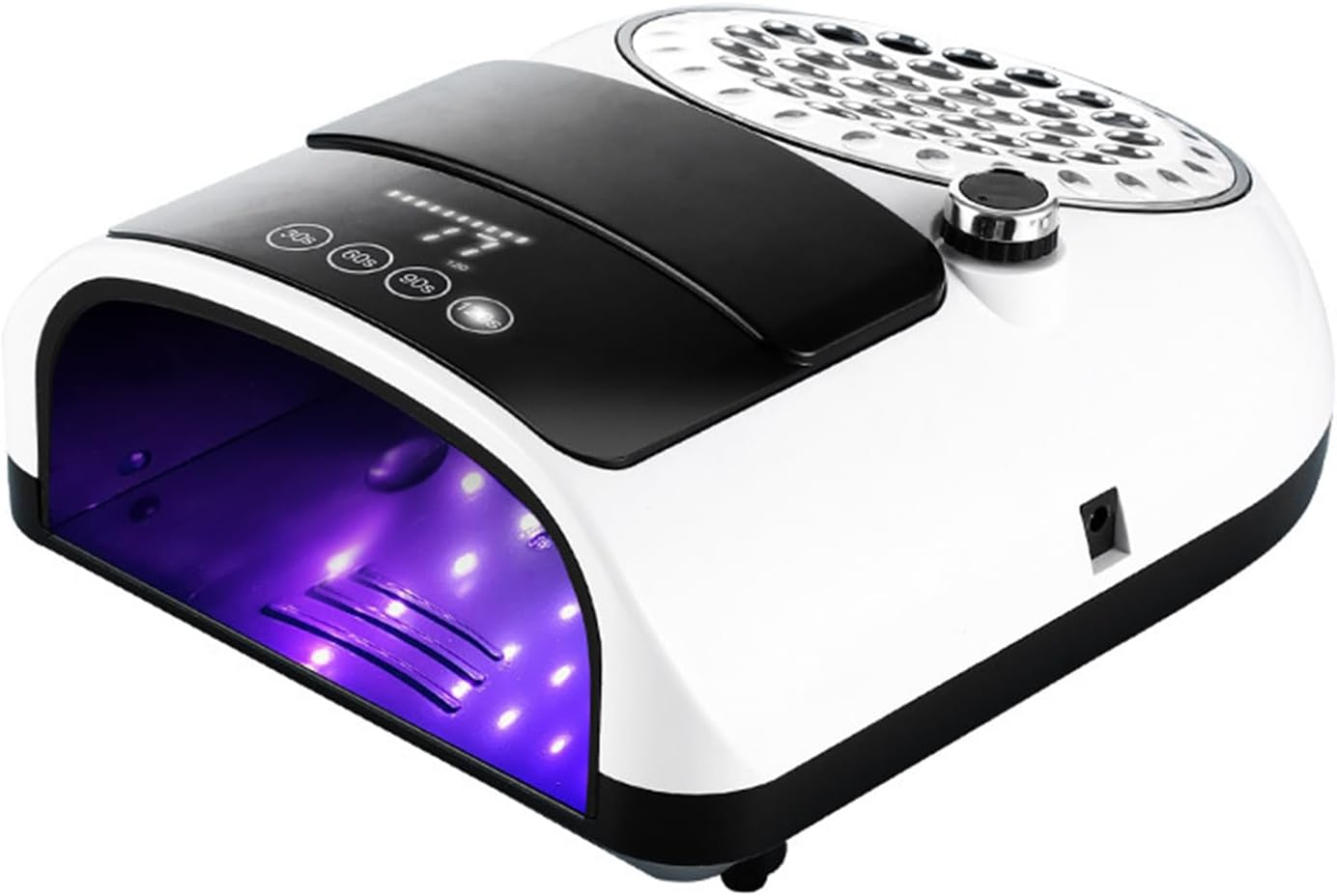 Bouzaak 2-In-1 UV LED Nail Lamp with Dust Collector, 126W Nail Dryer Manicure Tool for Salon Home Use image number 2