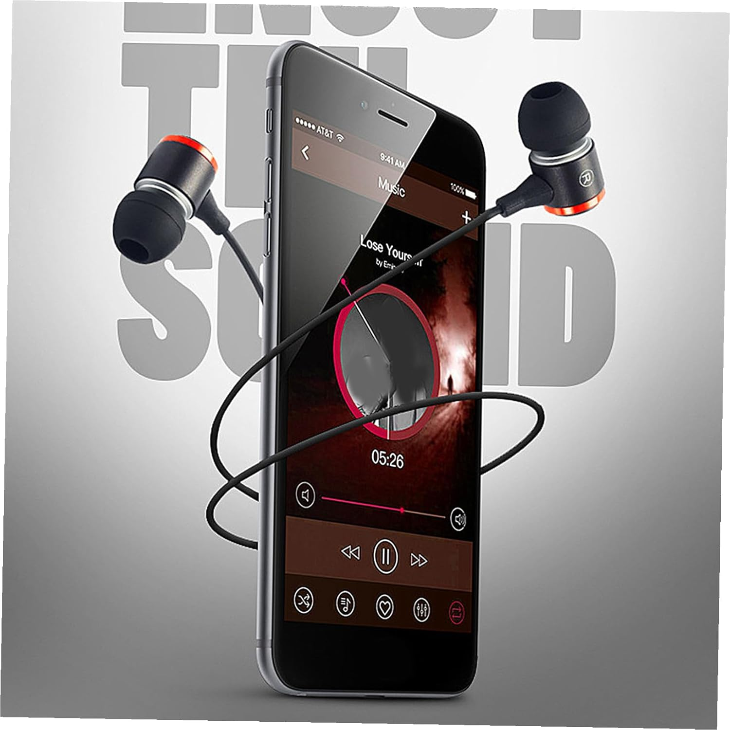 Angoily Type-C Headphones Microphone for In-Ear Use Compatible USB C Devices Featuring Bass Control and Wired Connection for Music and Calls image number 2