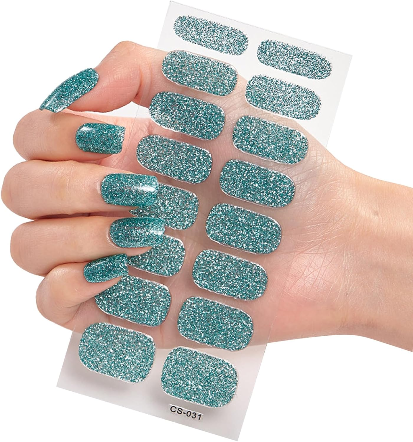 Gel Nail Wraps - Nail Polish Stickers, Semi-Cured Gel NAI Strips,Full Nails Wraps, Self Adhesive,Protective,Strips,Semi-Cured |Salon Quality DIY Nails Wrap for Women Art Manicure Design