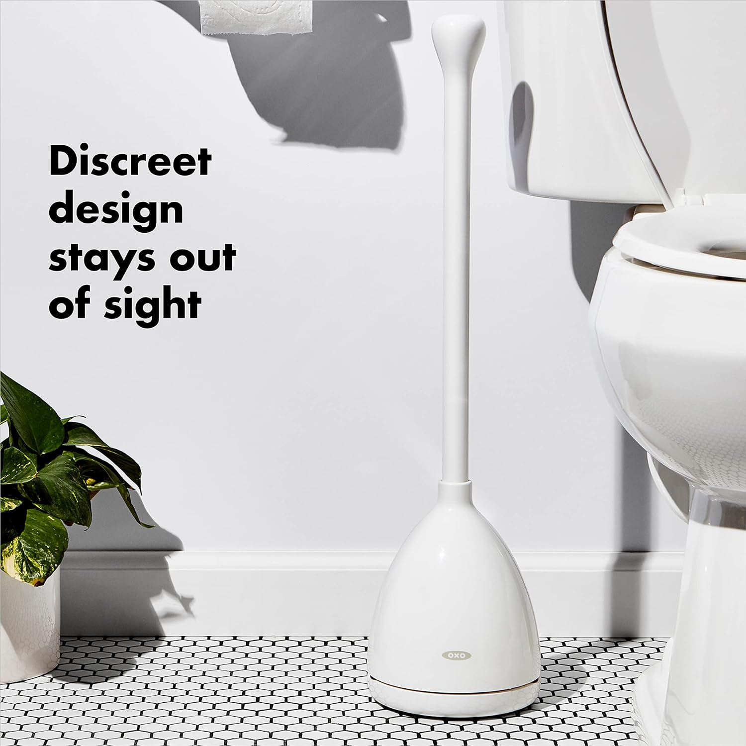 OXO Good Grips Toilet Plunger with Holder image number 5