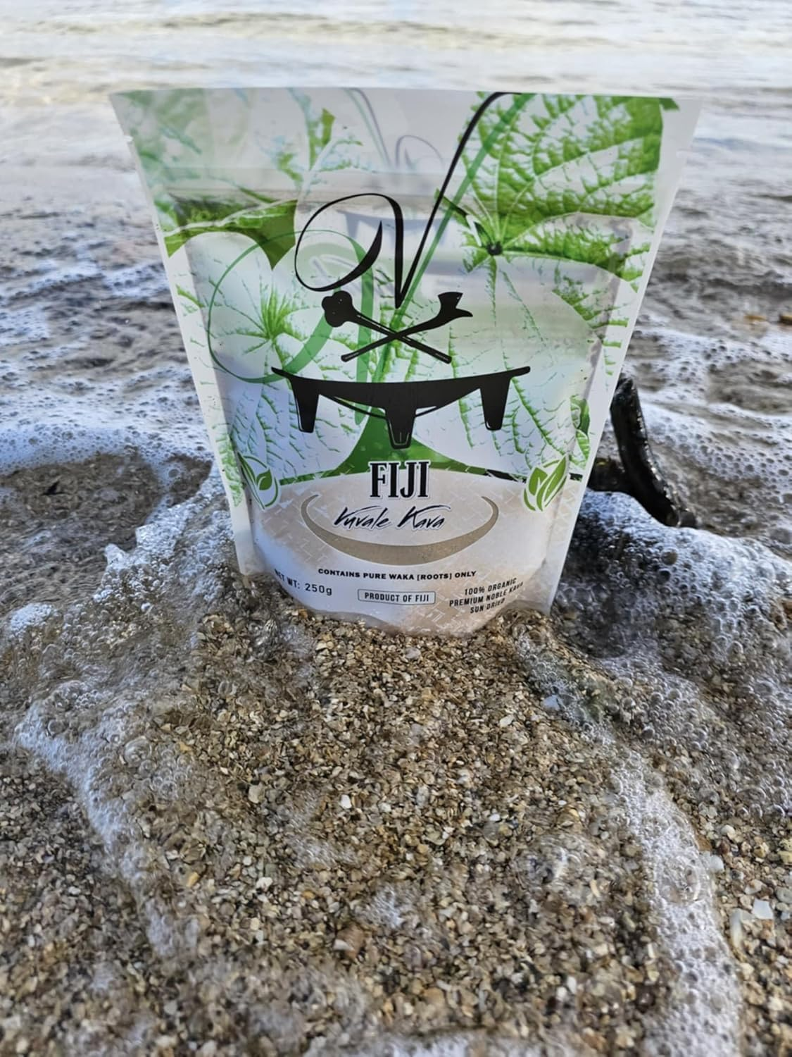 Fiji Vuvale Kava - Premium Noble Kava! Traditional Grind: 100% Organic, Fijian Root [Waka] Powder - 250G image number 5