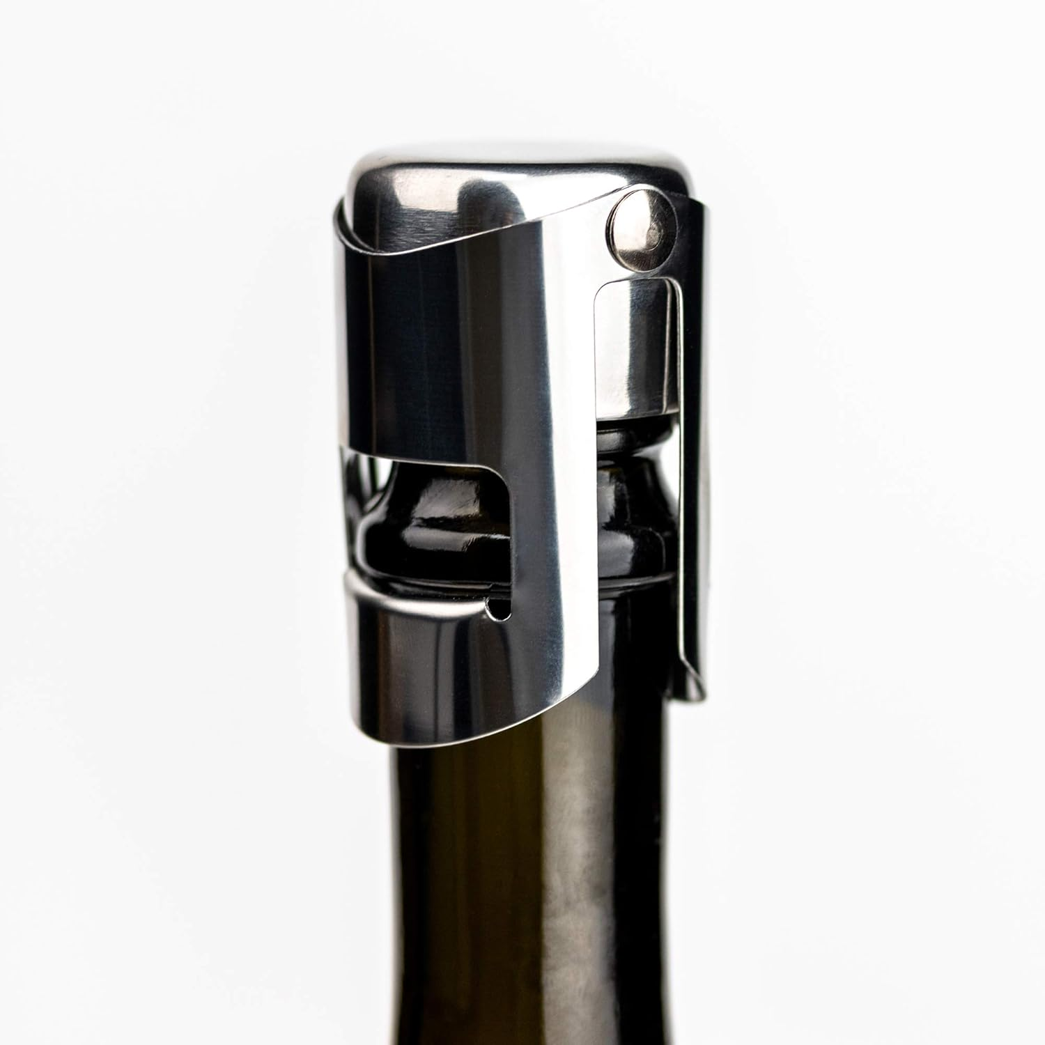 Grunwerg Classic Design Stainless Steel Champagne Set in Deluxe Bamboo Presentation Box image number 2