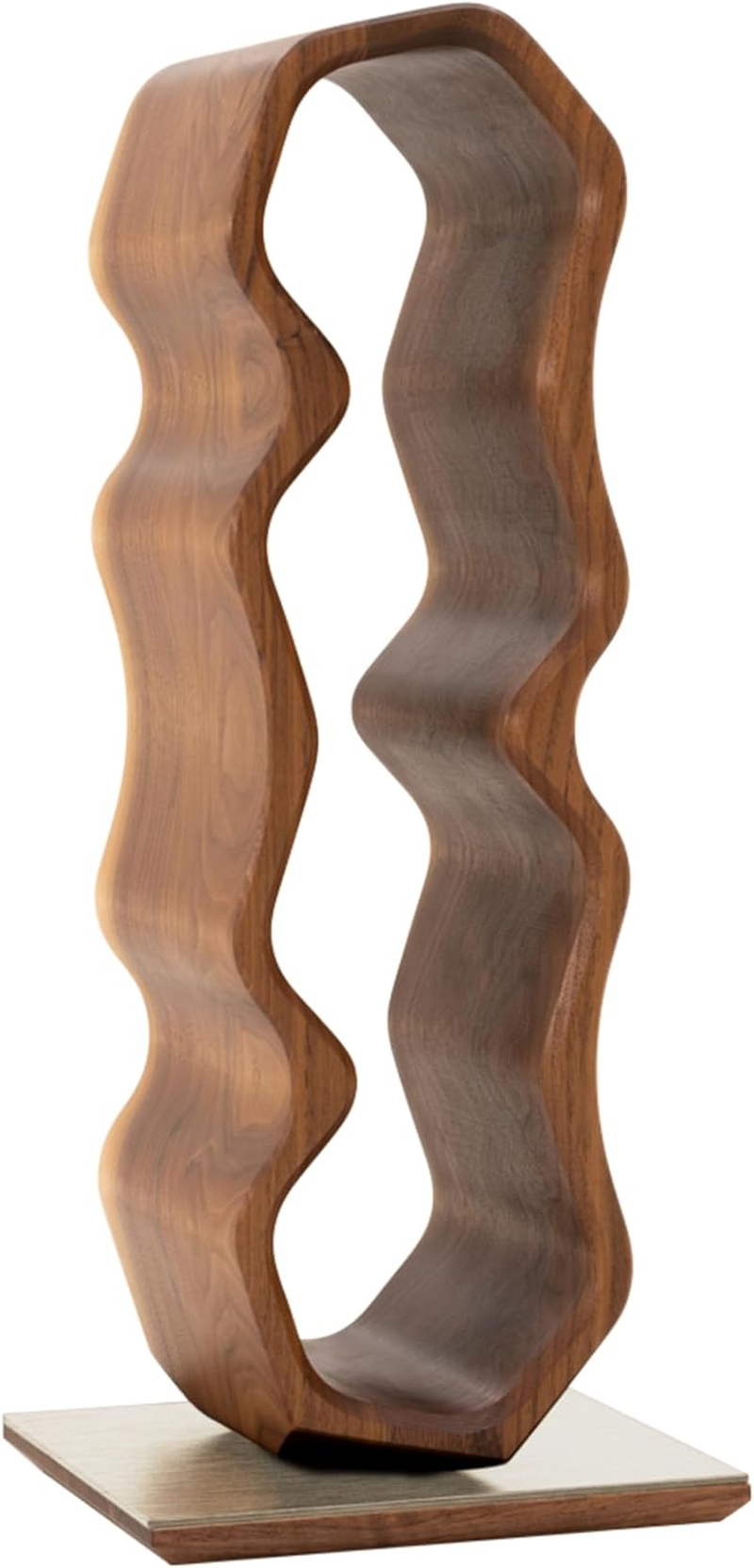 Max Levi&reg; WARP American Walnut - Wine Rack (Silver Base)