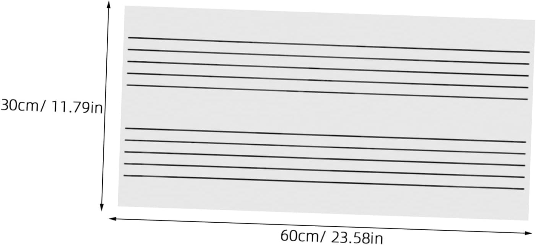 GANAZONO Staff Dry Erase Board Whiteboard Magnets for Music Classrooms for Boys and Girls and Adults image number 2