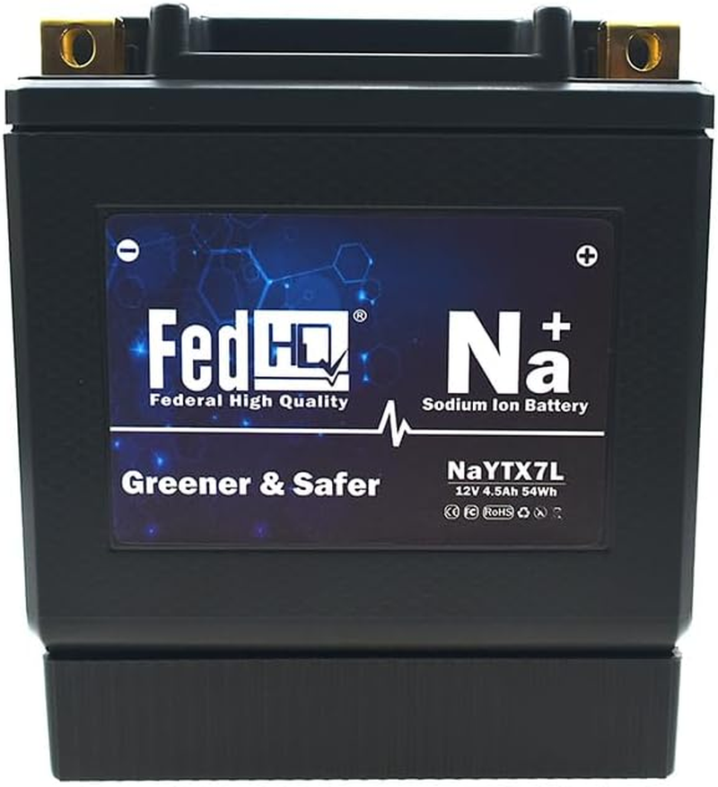 Sodium Ion Battery 12V 54Wh for YTX7L-BS GTX7L-BS RTX7L-BS MBTX7U UTX7L-BS CTX7L for Kawasaki KFX450R 2008-2014 for Honda CB250 Nighthawk 1991-2009 for Suzuki DR200SE 1996-2013 image number 3