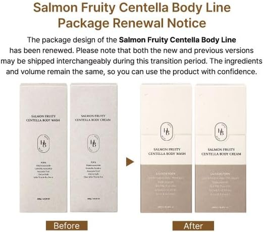 HEVEBLUE Salmon Fruity Centella Body Cream 300 Ml image number 6