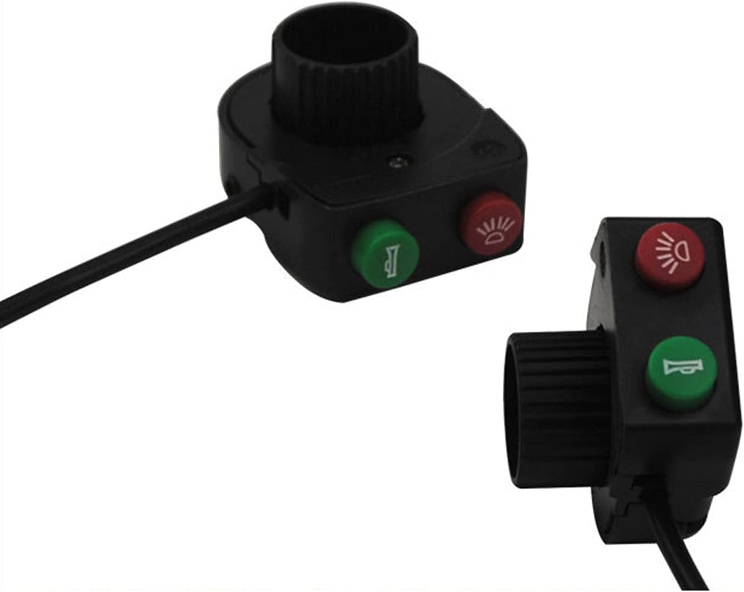 ATV Motorcycle Handlebar Controll Switch Accessories Headlight Easy Install on off Push Button Light Switch Electric Horn Universal Motorcycle Part Signal Auto Led Fog for Motorbike Replace image number 3