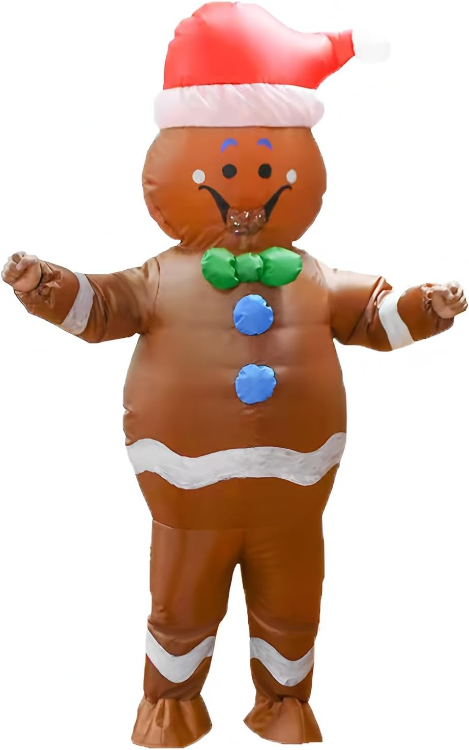 Inflatable Christmas Costume Blow up Funny Costume Suit Unisex Costumes Adult Cosplay Outfit (Christmas Dinosaur)